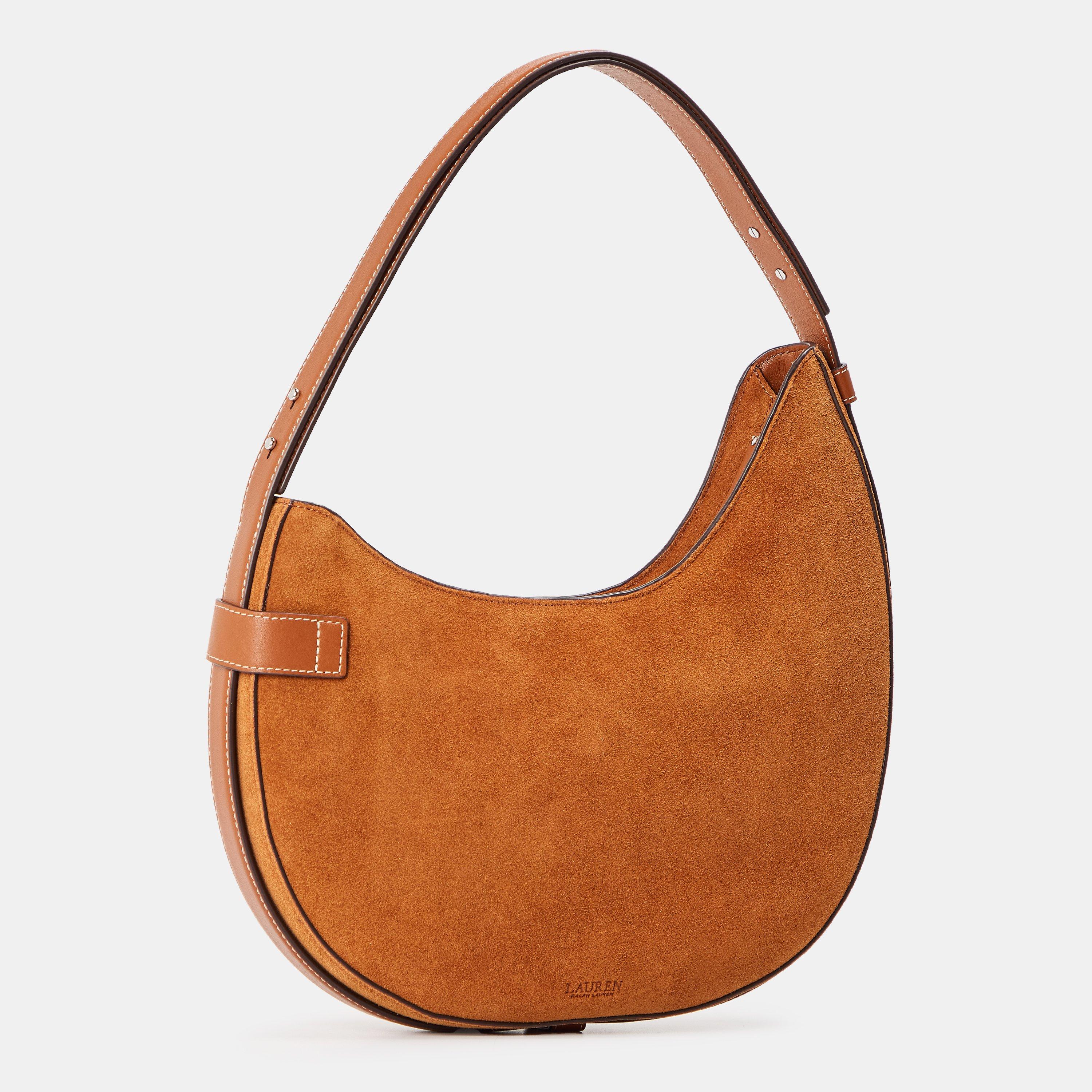 LAUREN TAN - Lauren by Ralph Lauren - Women's Real Leather Tasha Large Shoulder Bag - 2