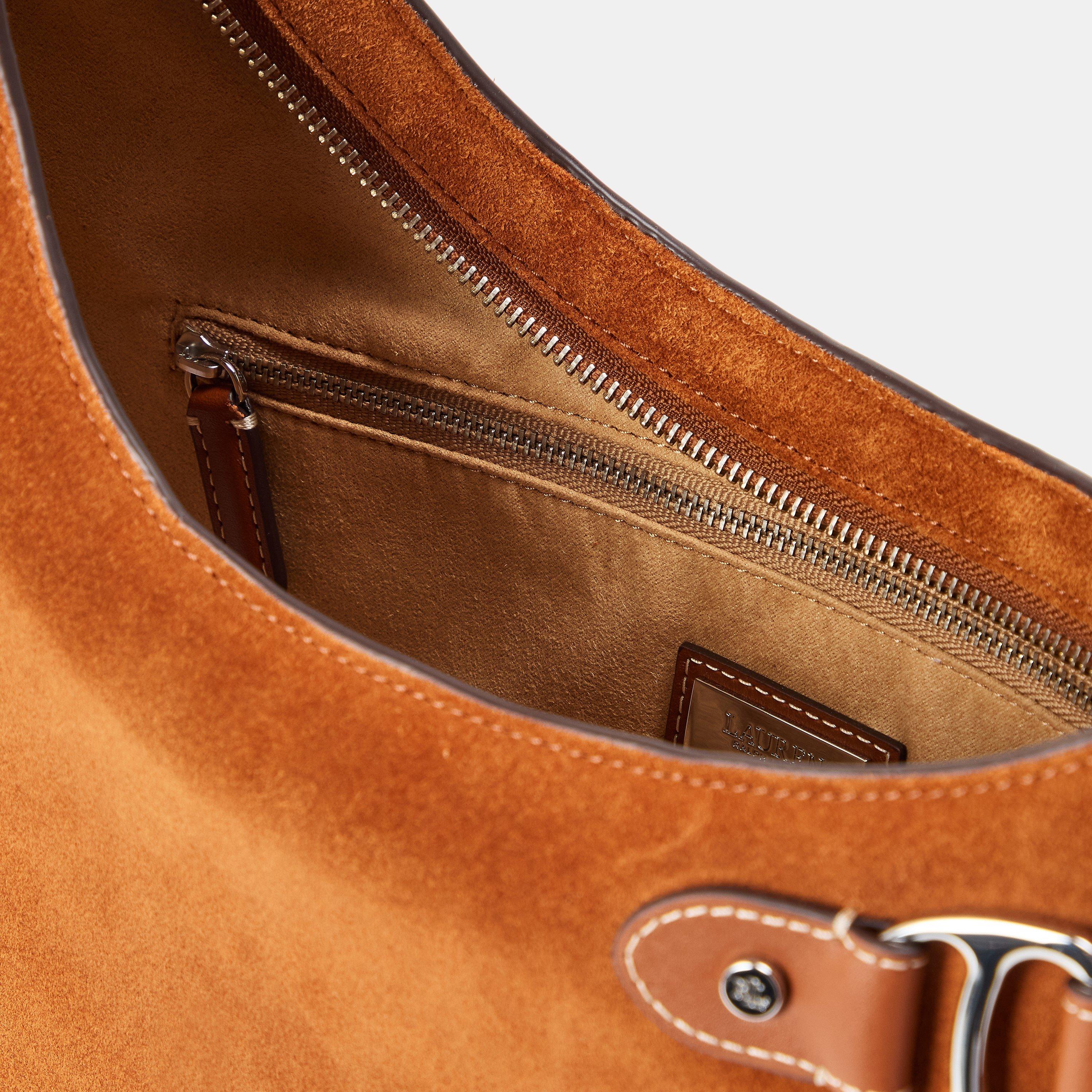 LAUREN TAN - Lauren by Ralph Lauren - Women's Real Leather Tasha Large Shoulder Bag - 4