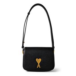 Ami Paris De Coeur Grained Shoulder Bag