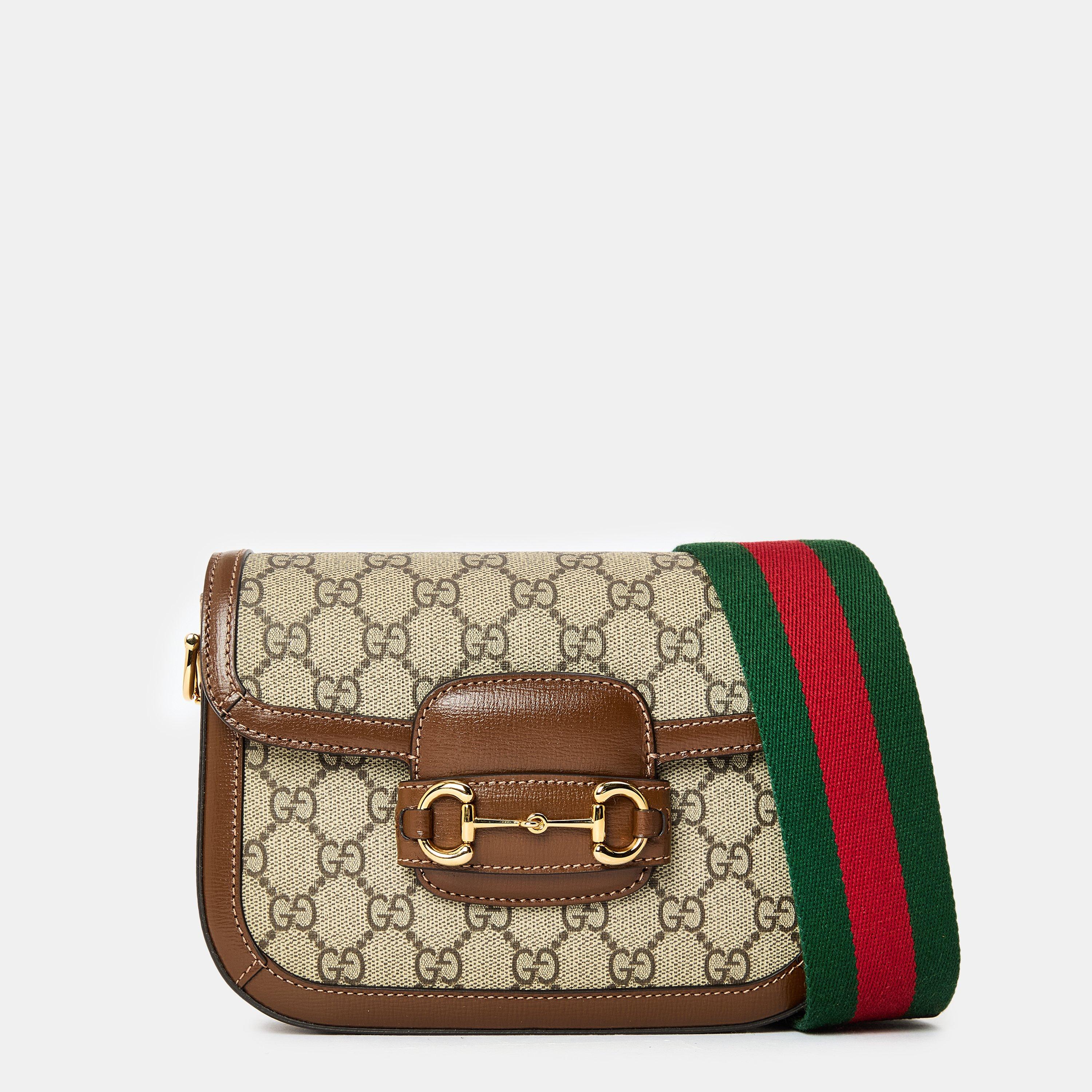 Beige - Gucci - Horsebit 1955 Mini Shoulder Bag - 1