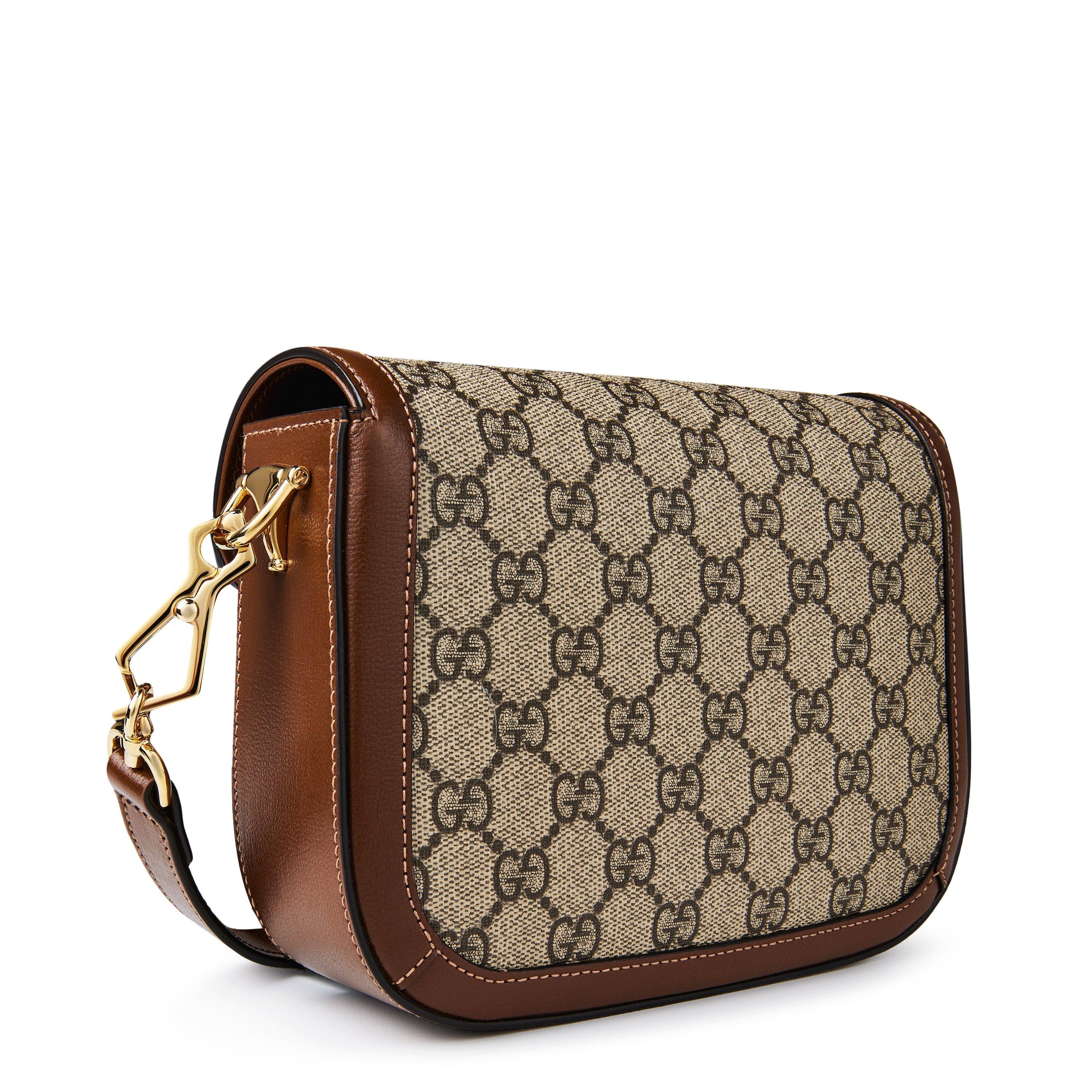 Beige - Gucci - Horsebit 1955 Mini Shoulder Bag - 9