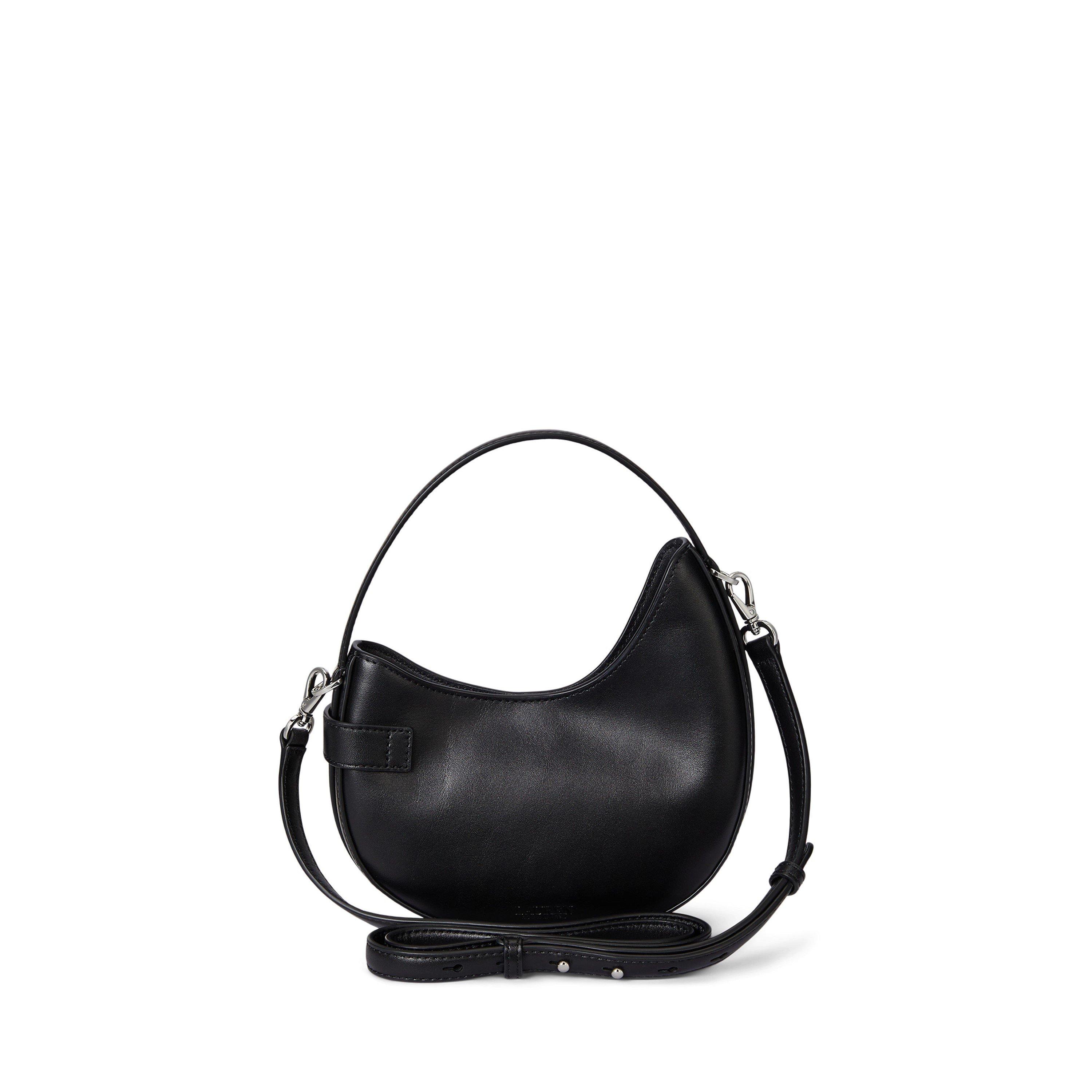 BLACK - Lauren by Ralph Lauren - Women's Tasha Small Shoulder Bags - 4