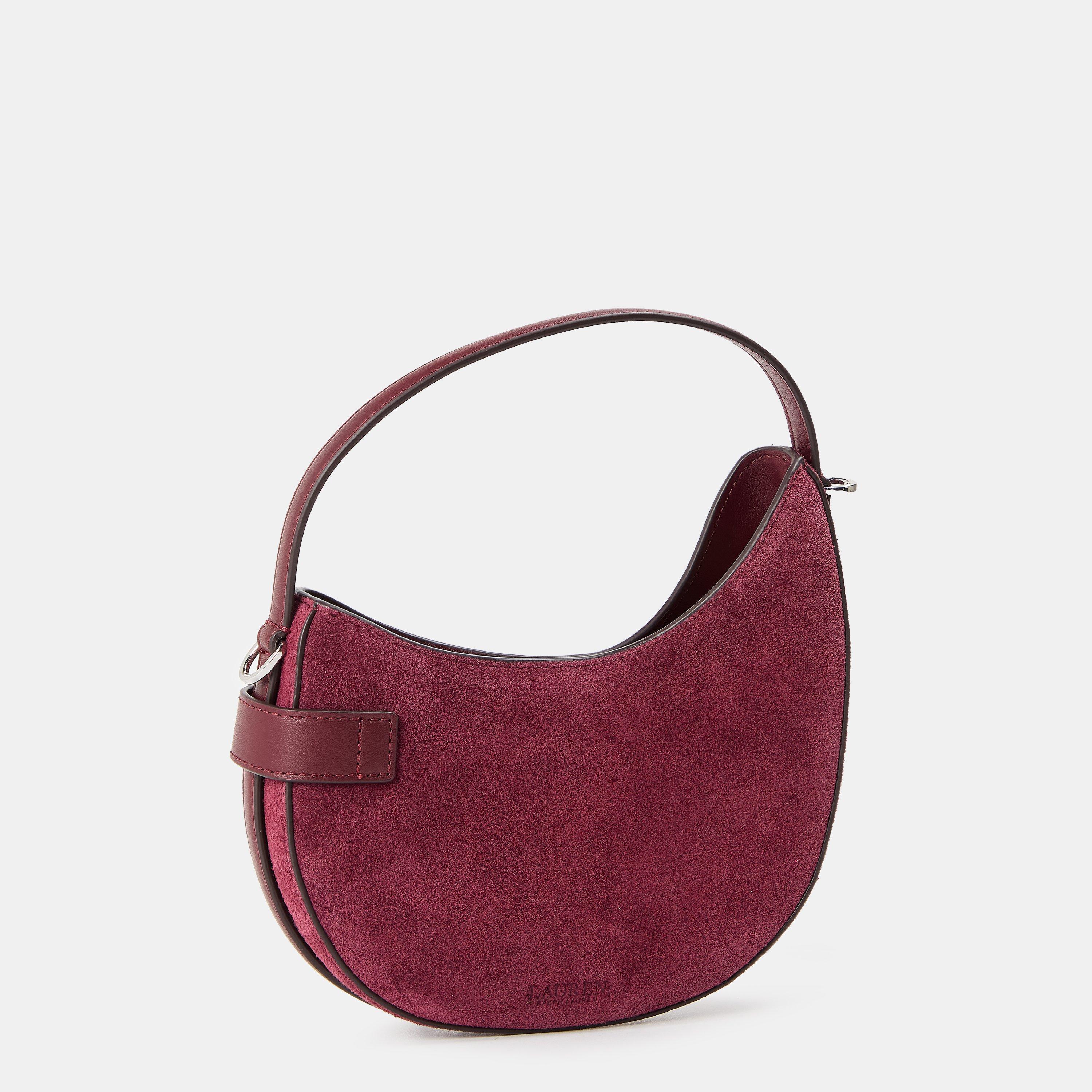 DARK GARNET - Lauren by Ralph Lauren - Women's Tasha Small Shoulder Bags - 2