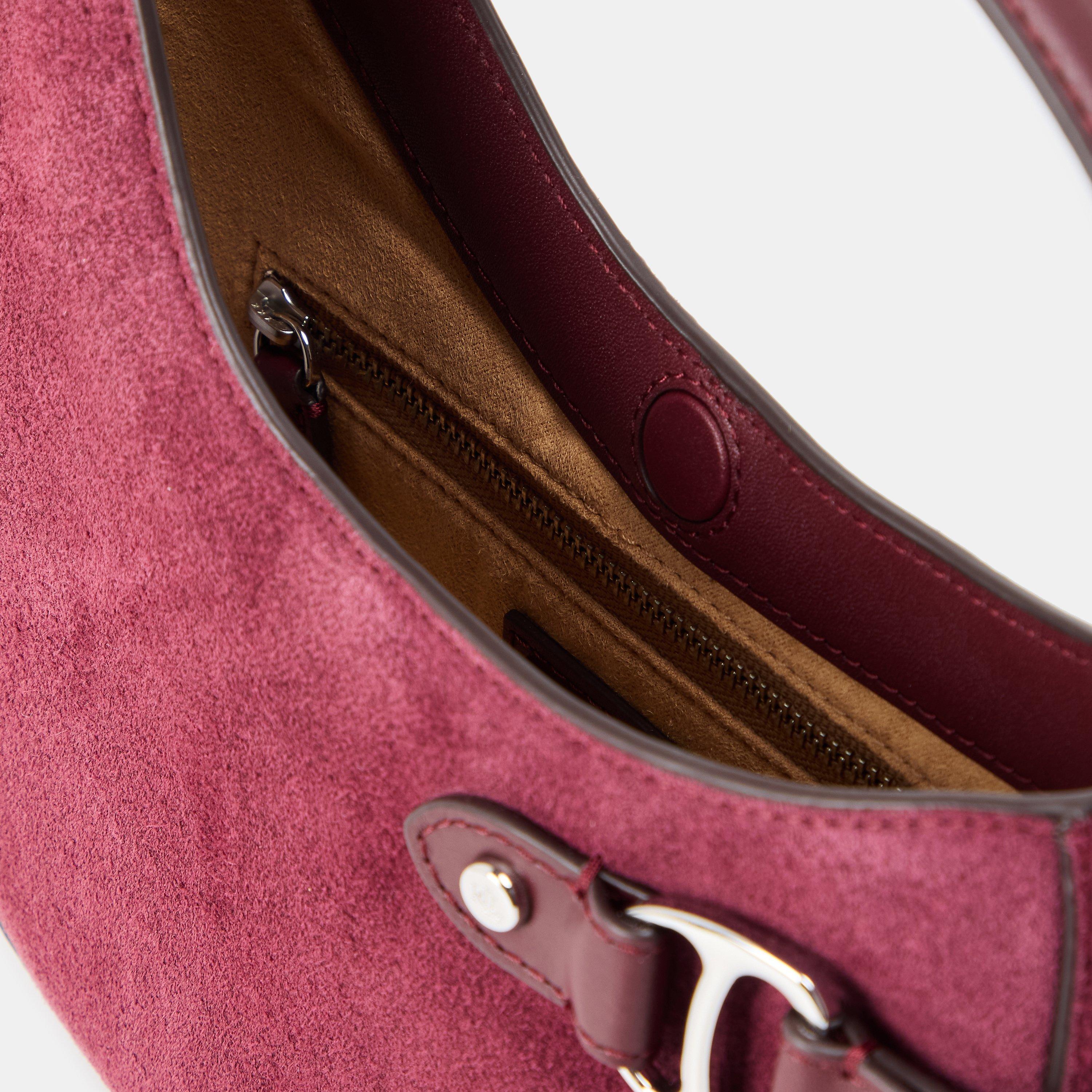 DARK GARNET - Lauren by Ralph Lauren - Women's Tasha Small Shoulder Bags - 4