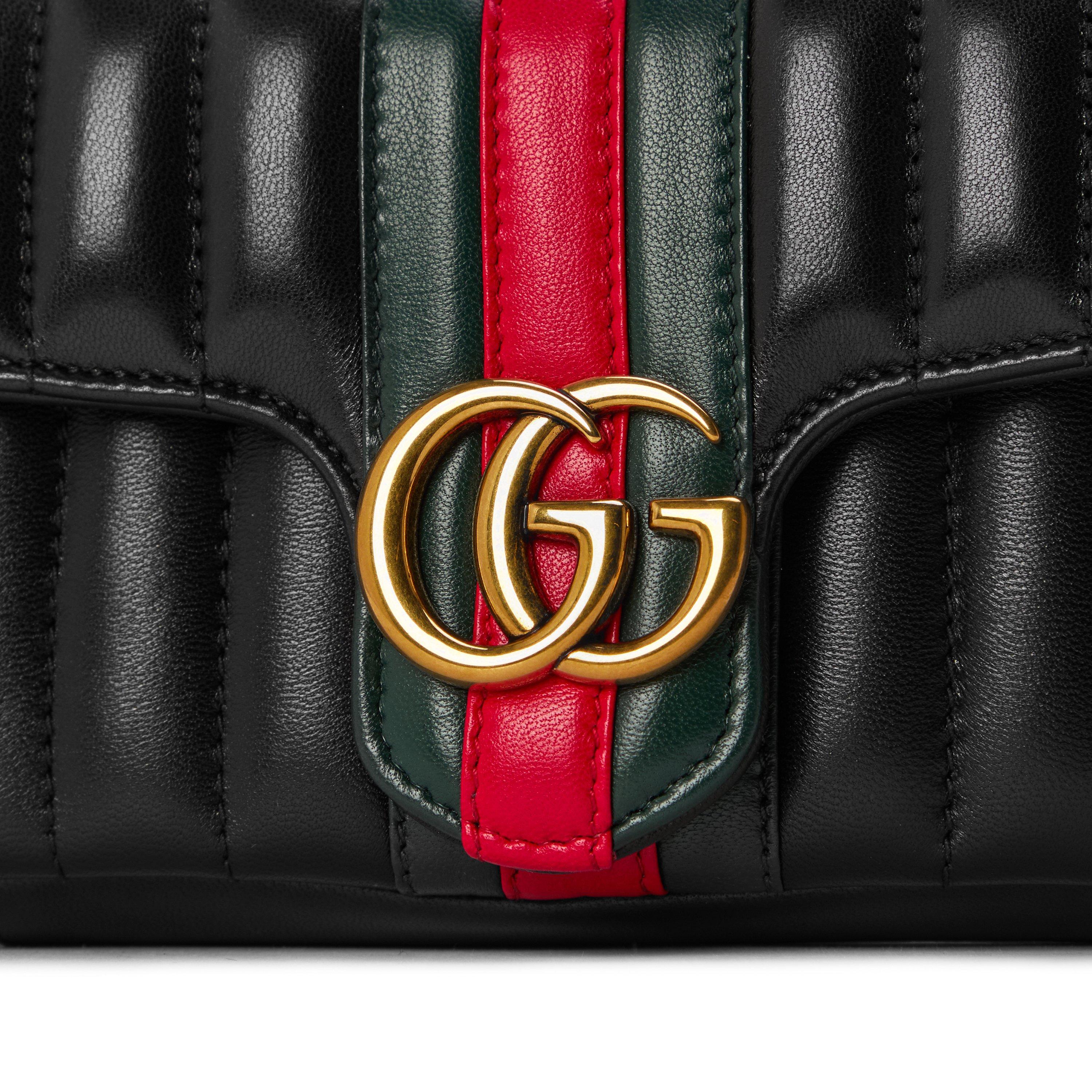 Black/Green - Gucci - Gucci Strpe Mni Mrmn Ld64 - 3