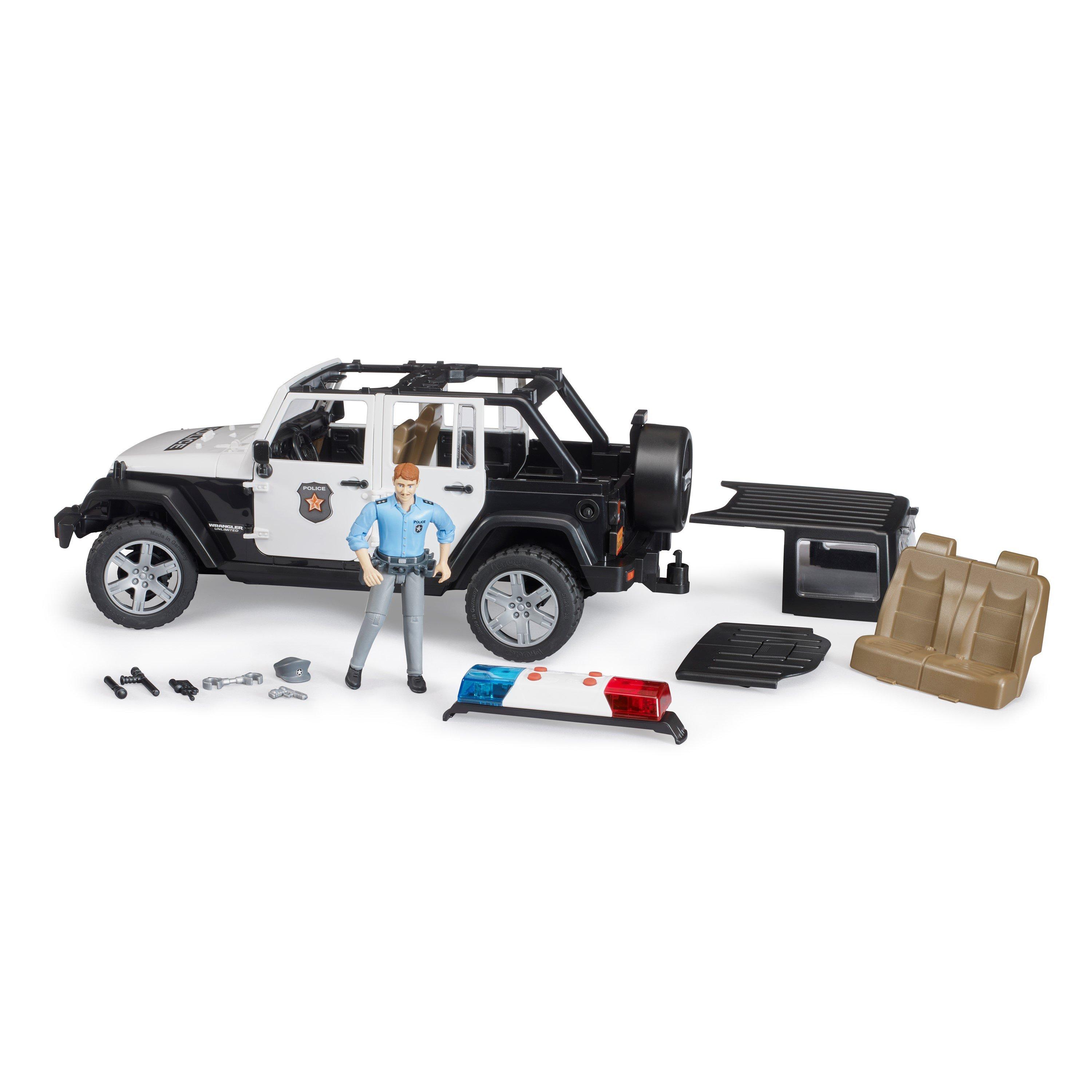Bruder  Kids 1:16 Jeep¿ Wrangler Unlimited Rubicon Polic -  - 01:16