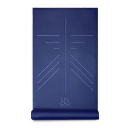 Yoga-Mad SureGrip Eco Alignment Yoga Mat - 4mm Purple