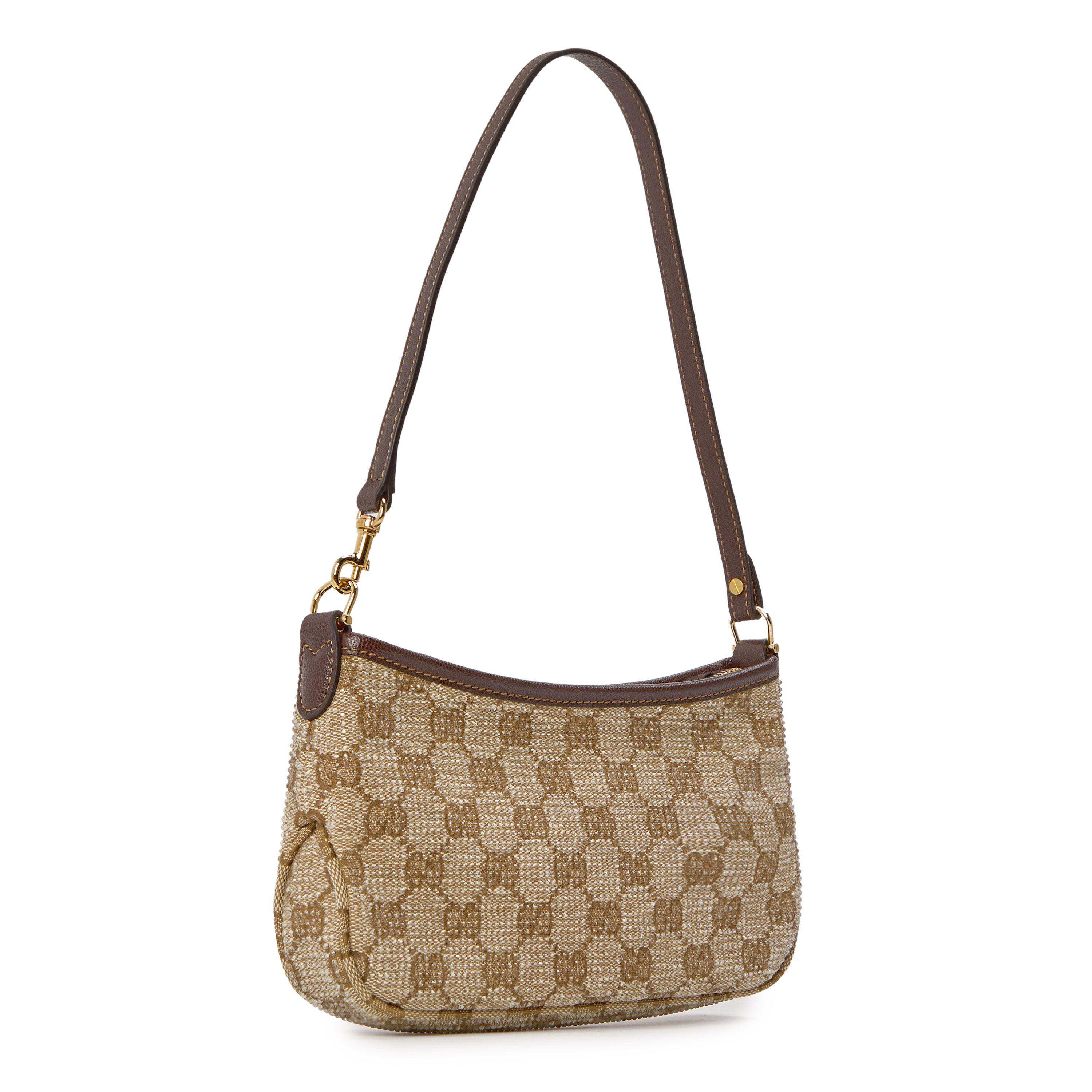 Vintage Sand - Gucci - Gucci Cnvs Mn Shldr Ld64 - 2