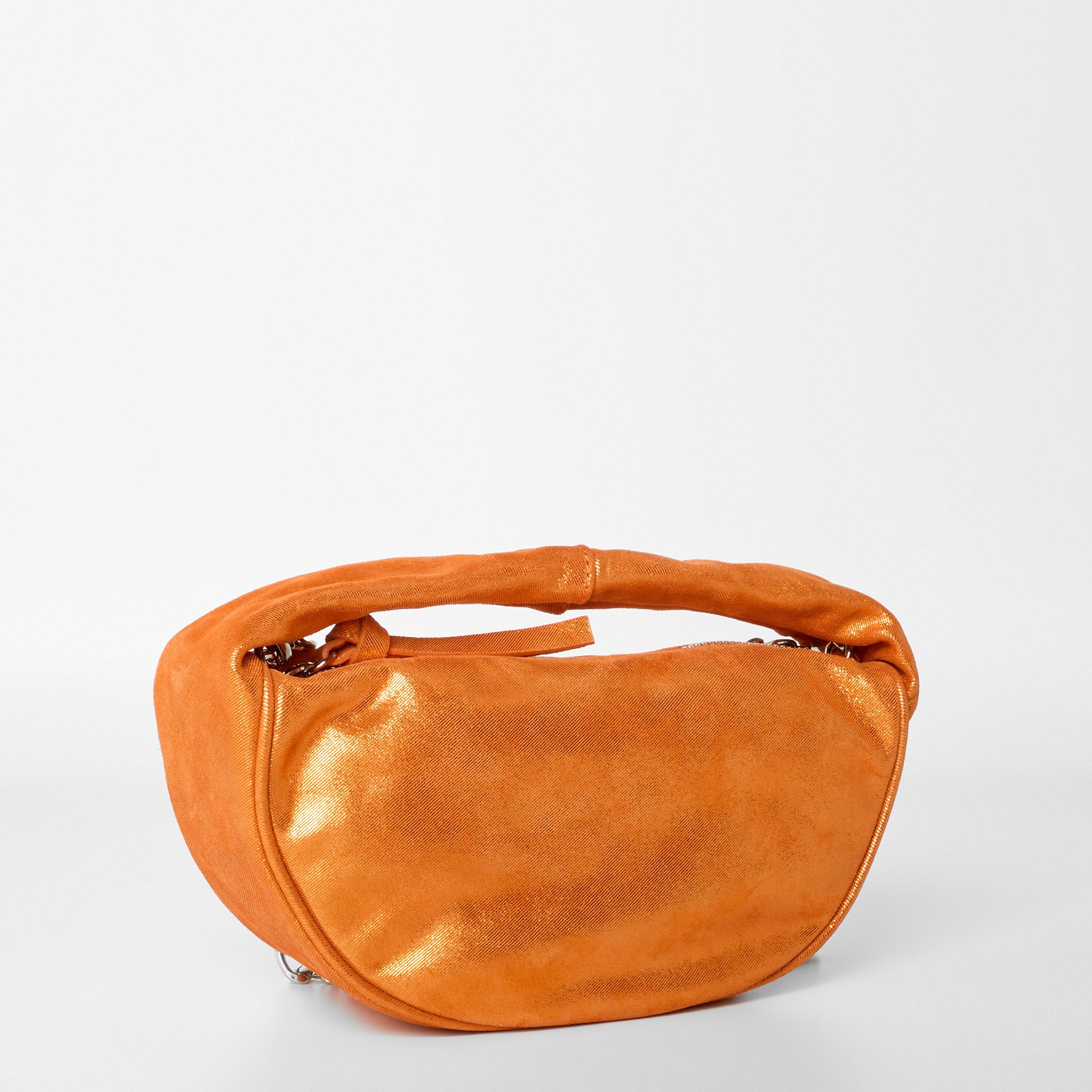 Orange - By Far - Women's Leather Shoulder Bags - 2