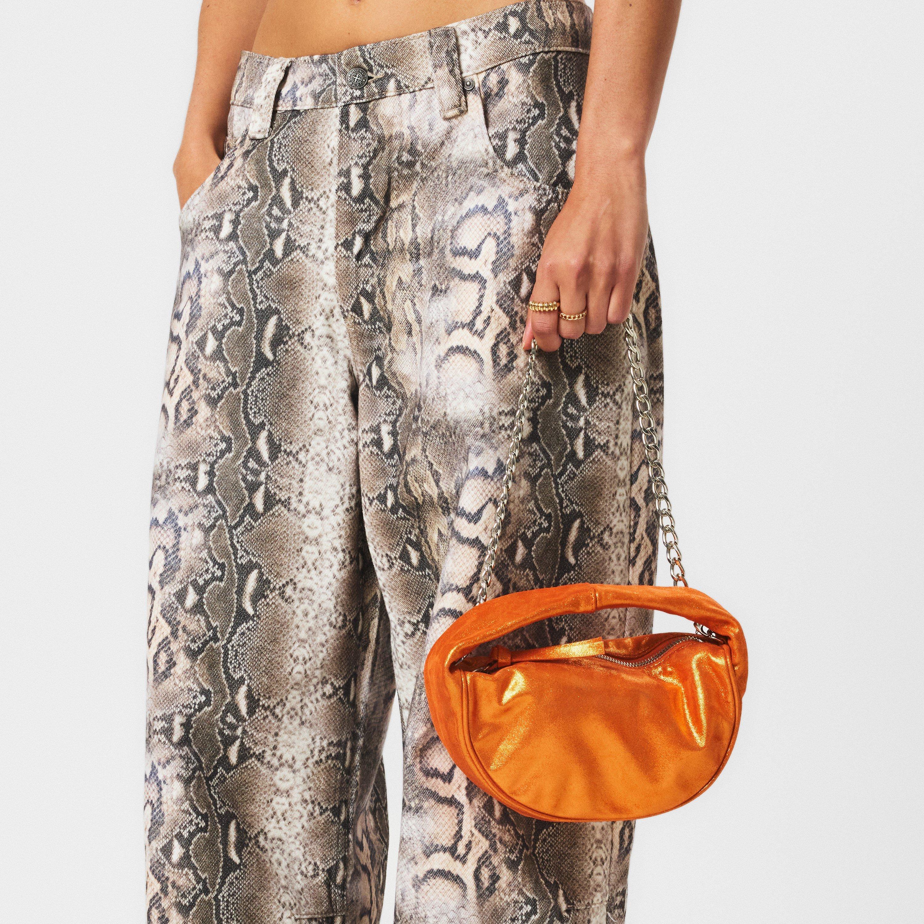 Orange - By Far - Women's Leather Shoulder Bags - 3