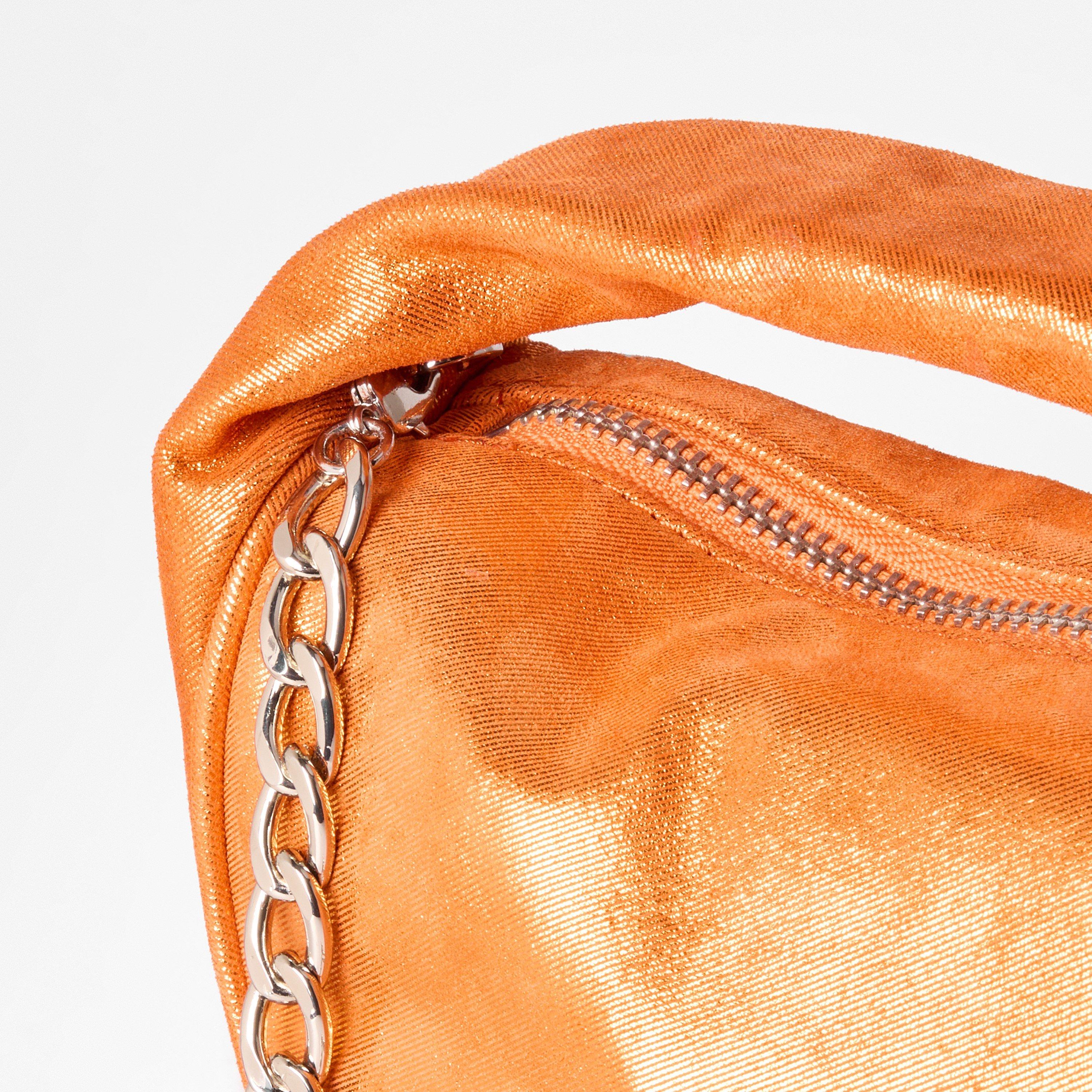 Orange - By Far - Women's Leather Shoulder Bags - 4