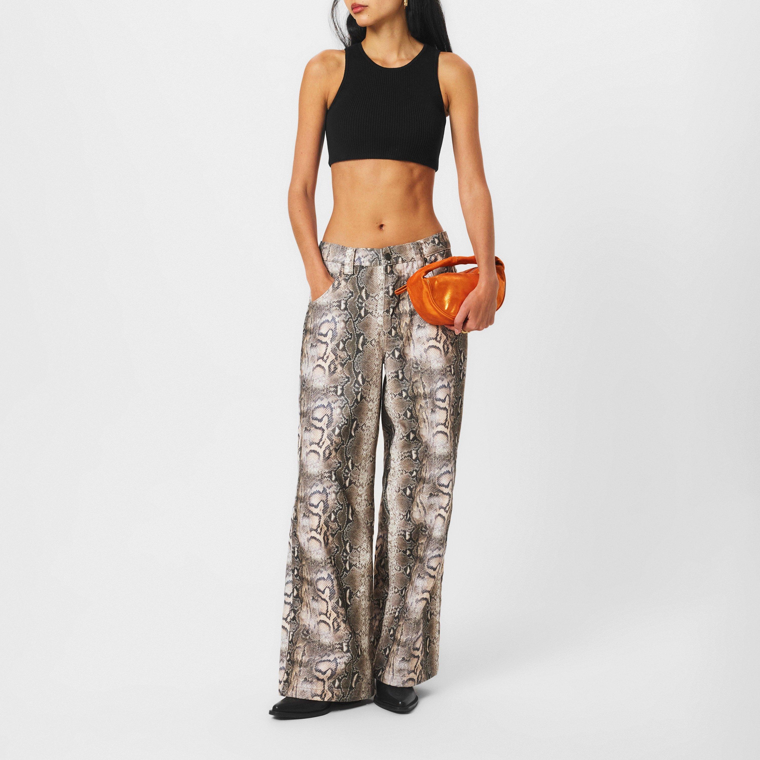 Orange - By Far - Women's Leather Shoulder Bags - 6