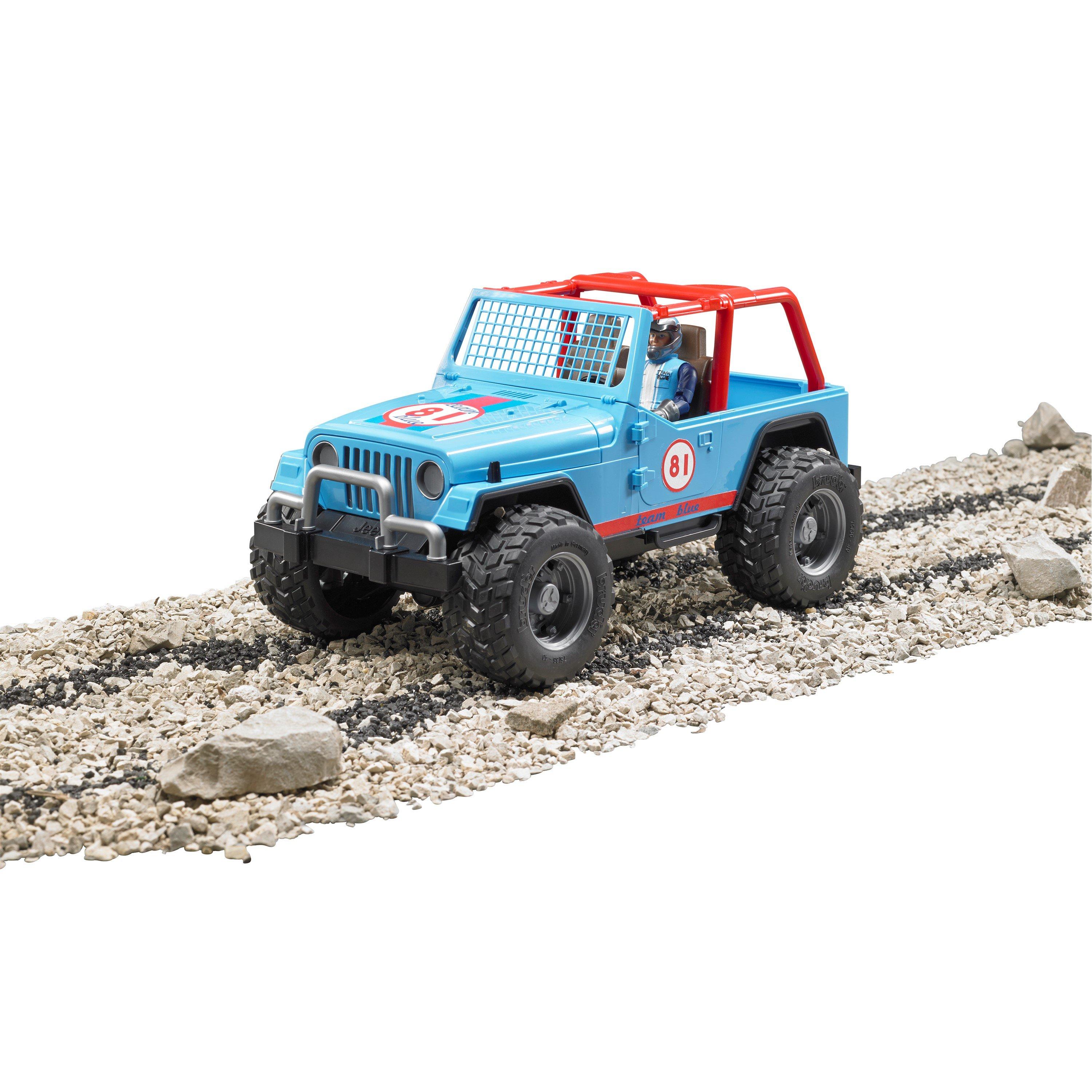 Multi - Bruder - Bruder 1:16 Jeep¿ Cross Country Racer (Blue) with - 3