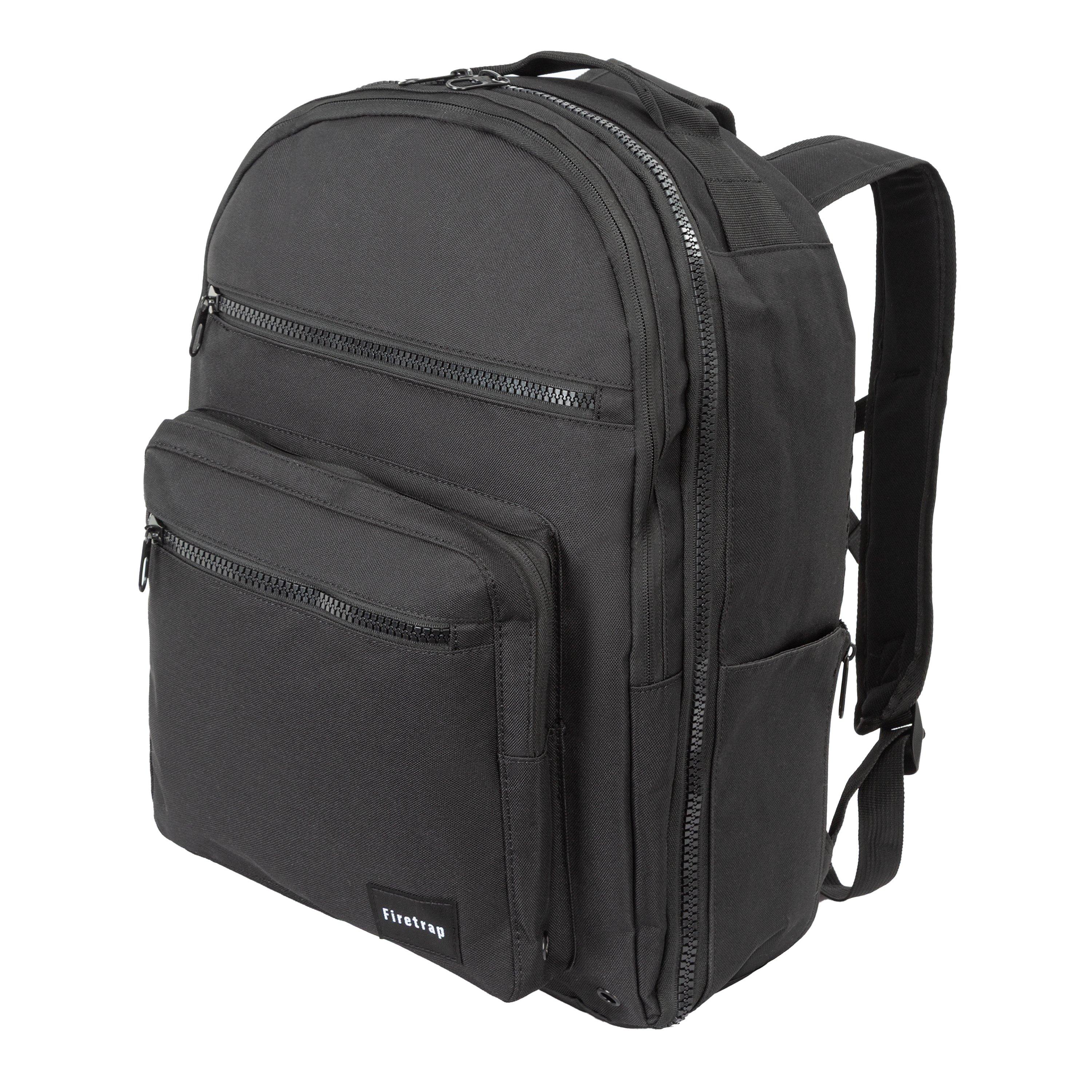 Zwart - Firetrap - City Backpack - 4