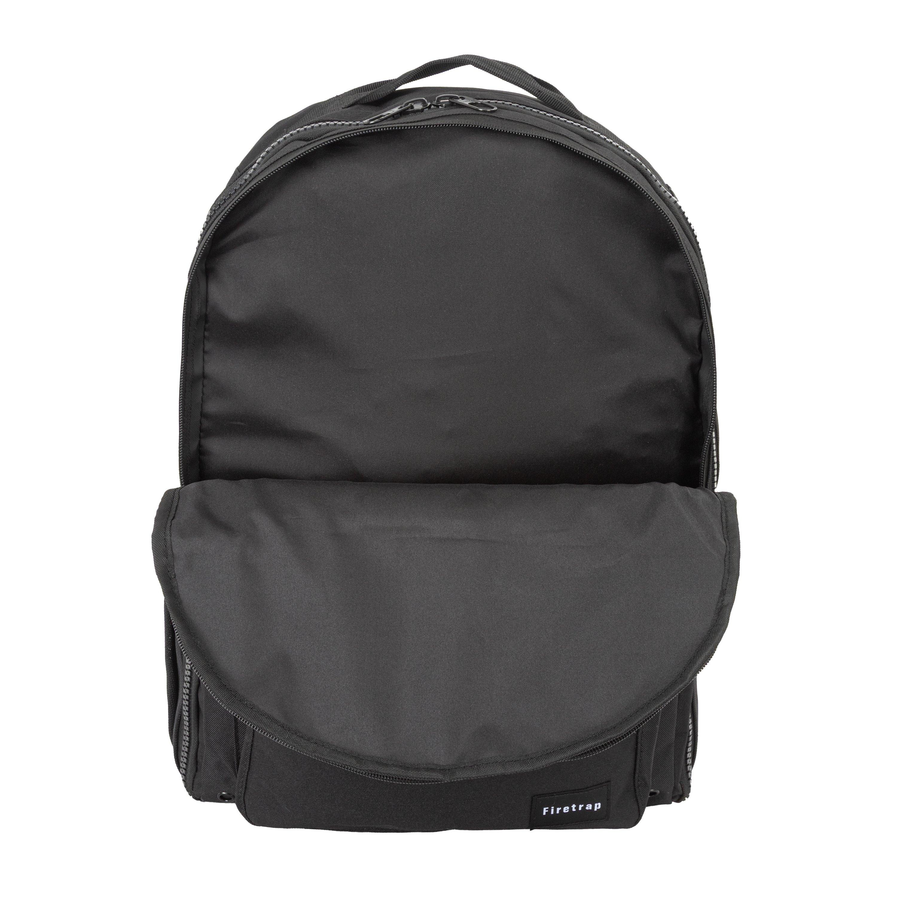 Zwart - Firetrap - City Backpack - 5