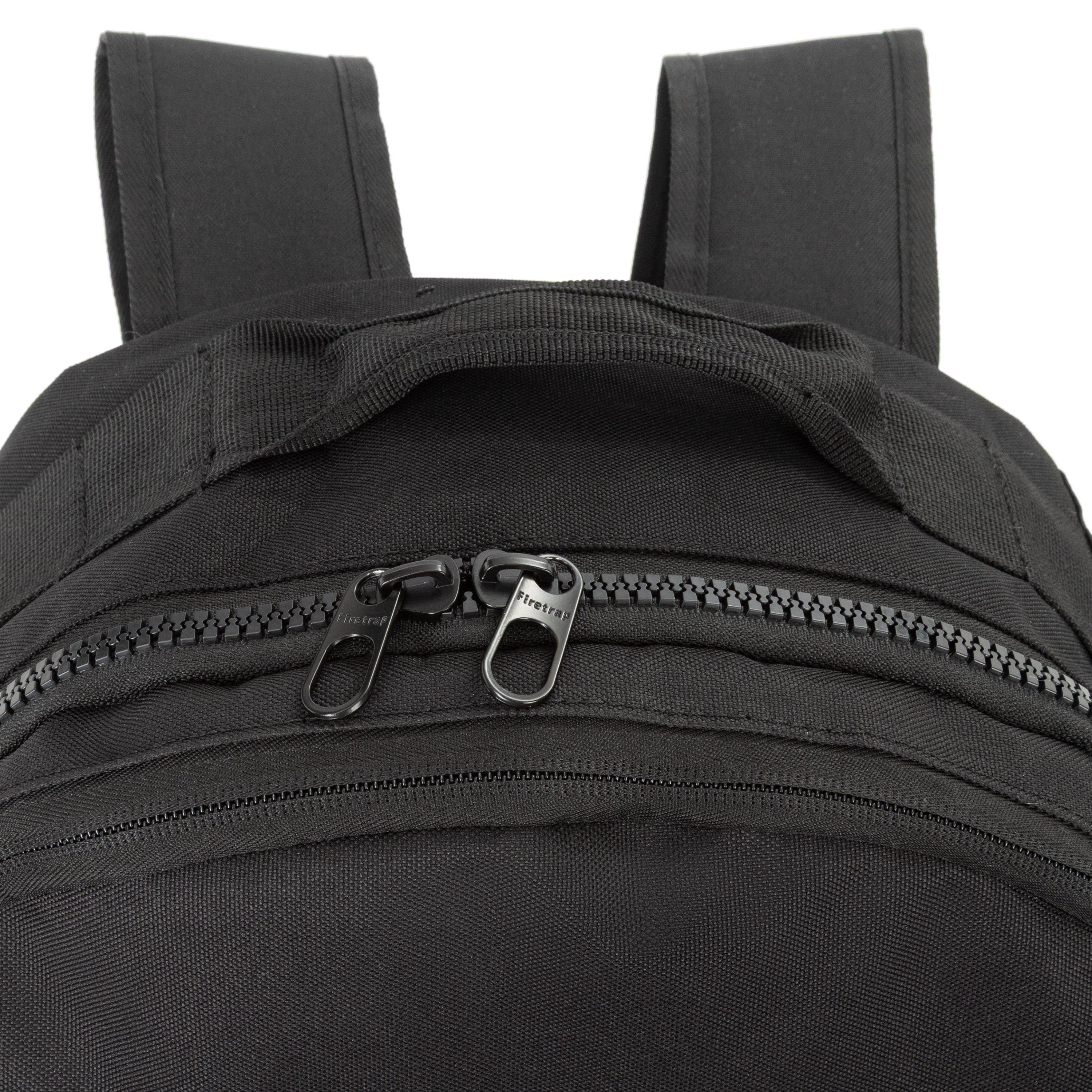 Zwart - Firetrap - City Backpack - 7