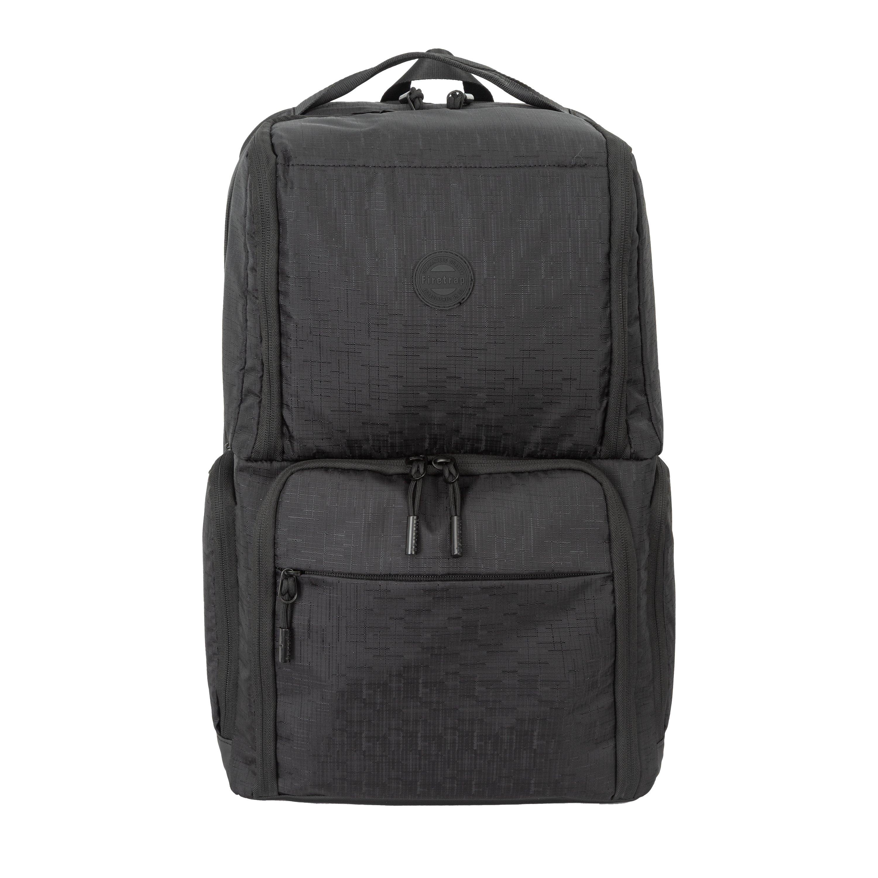 Black - Firetrap - Capital Backpack - 1