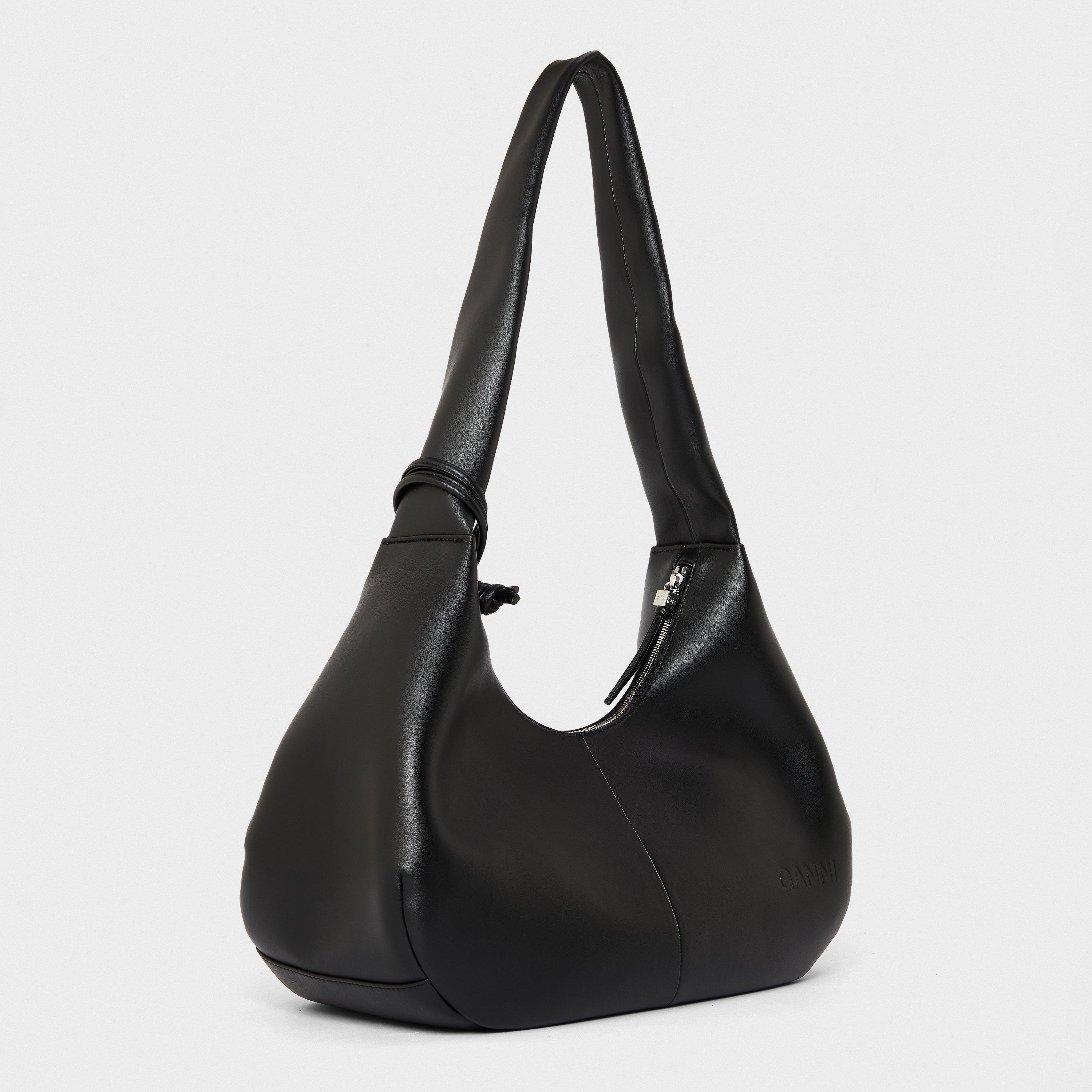 Black - Ganni - Women's Bou Hobo Bag - 2