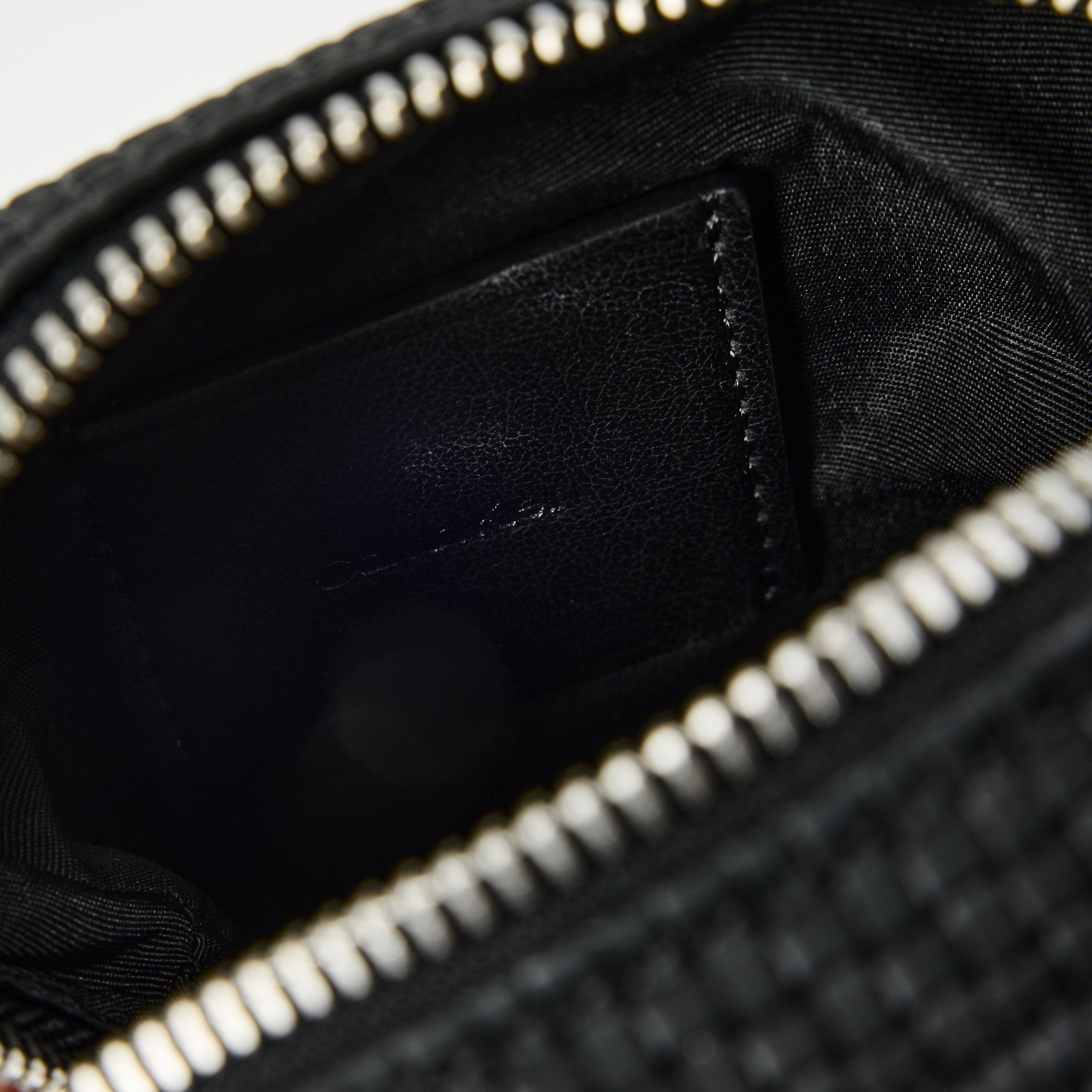 Black - Calvin Klein - Embossed Woven Reporter Bag - 4