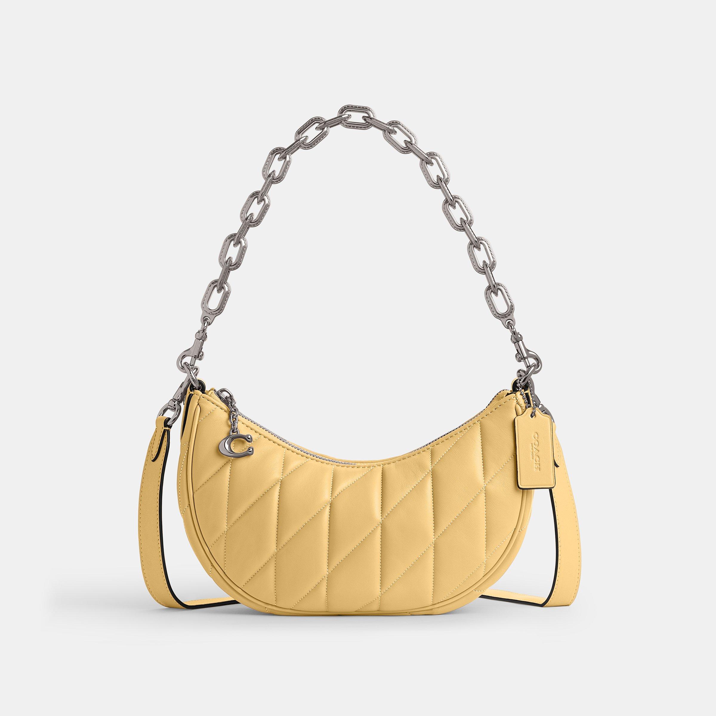 Coach Women's Quilted Mira Shoulder Bag - LH/Hay