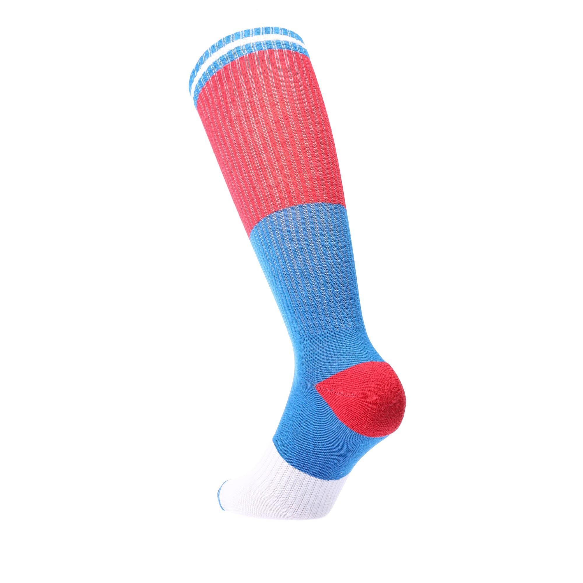 Blue - Happy Socks - Athletic Blocked Colours Socks - 2
