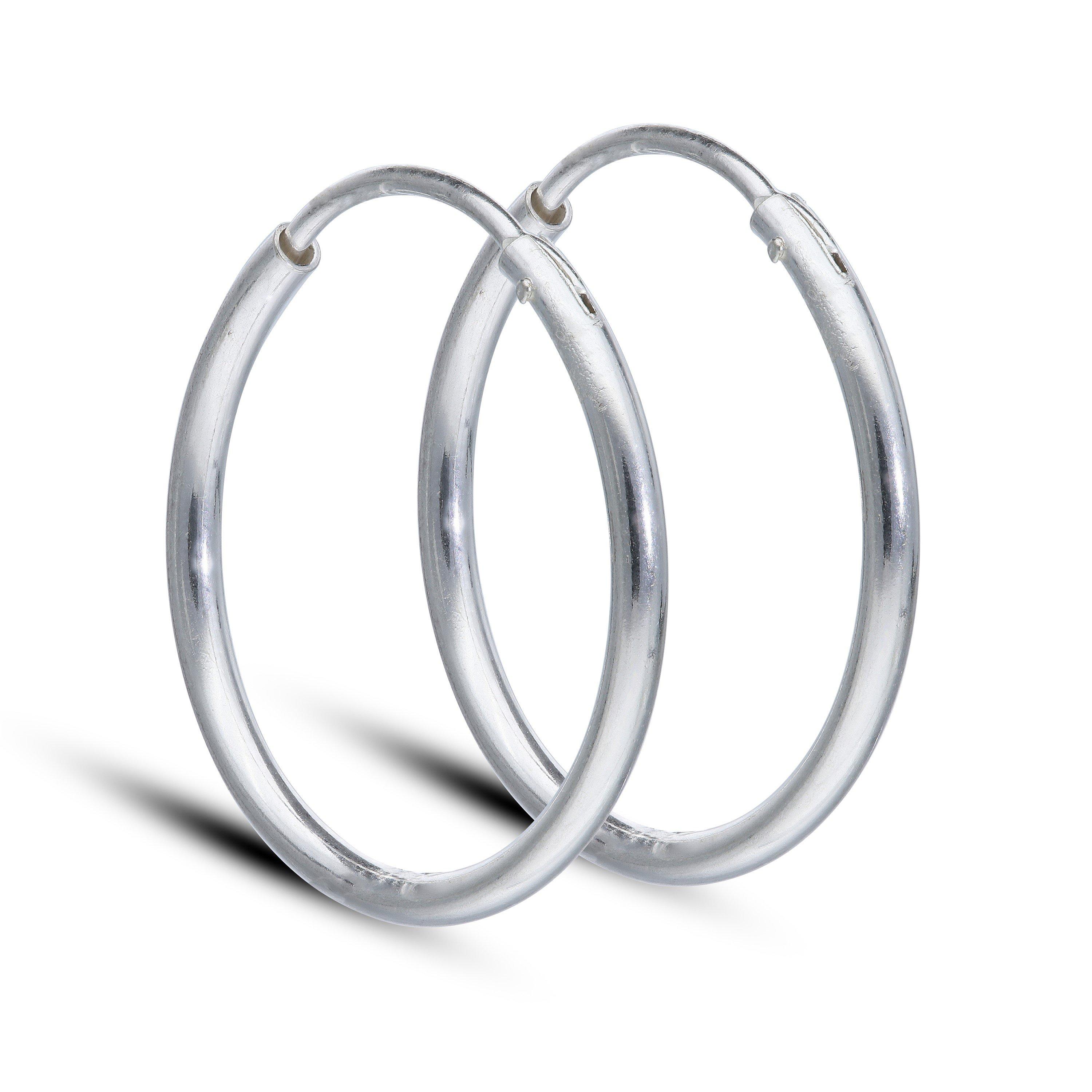 Silver - Be You - Sterling Silver 20mm Hoop Earrings