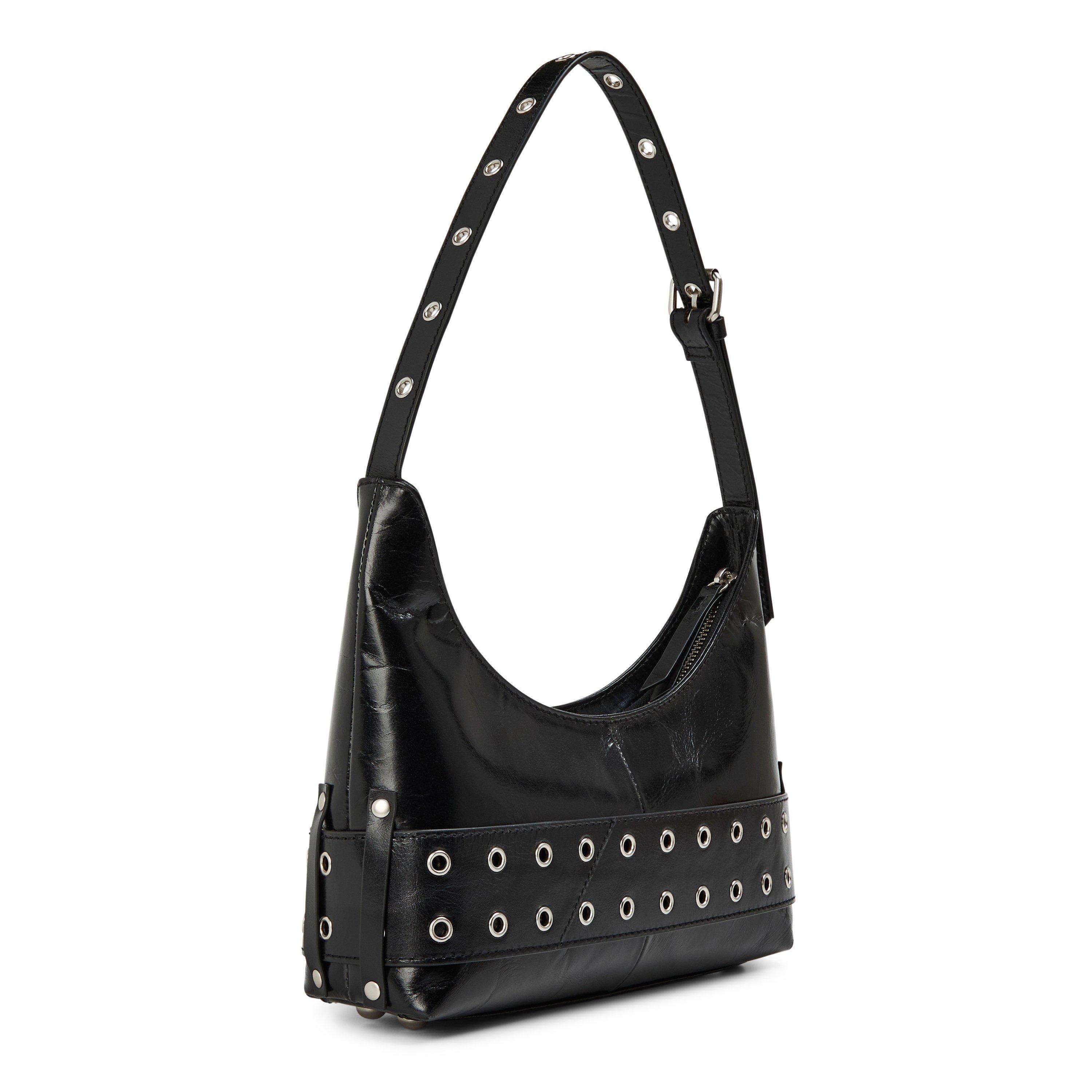 Black - Kangol - Women's Buckle Shoulder Bag - 2