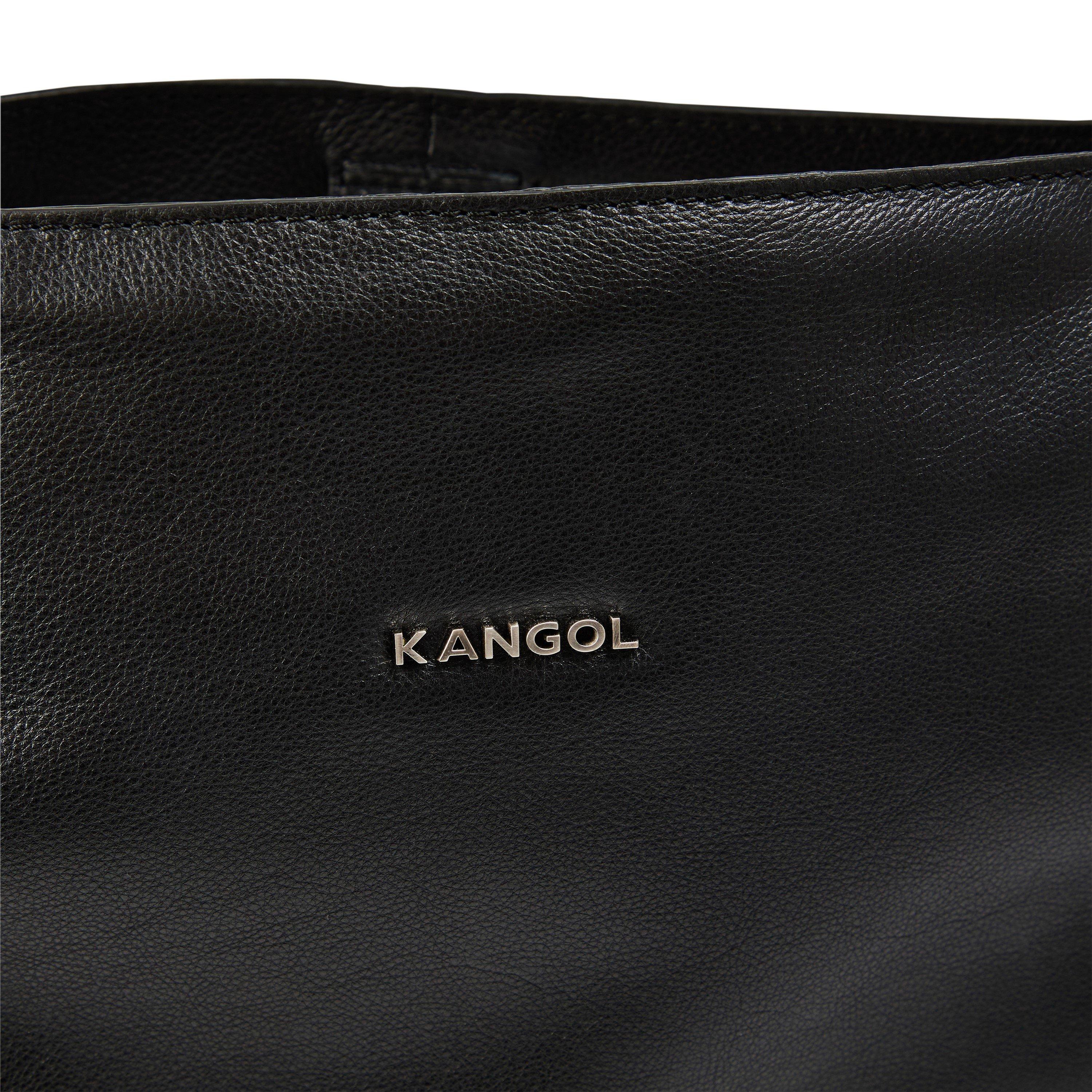 Black - Kangol - Women's Suede Cross Body Bag - 3