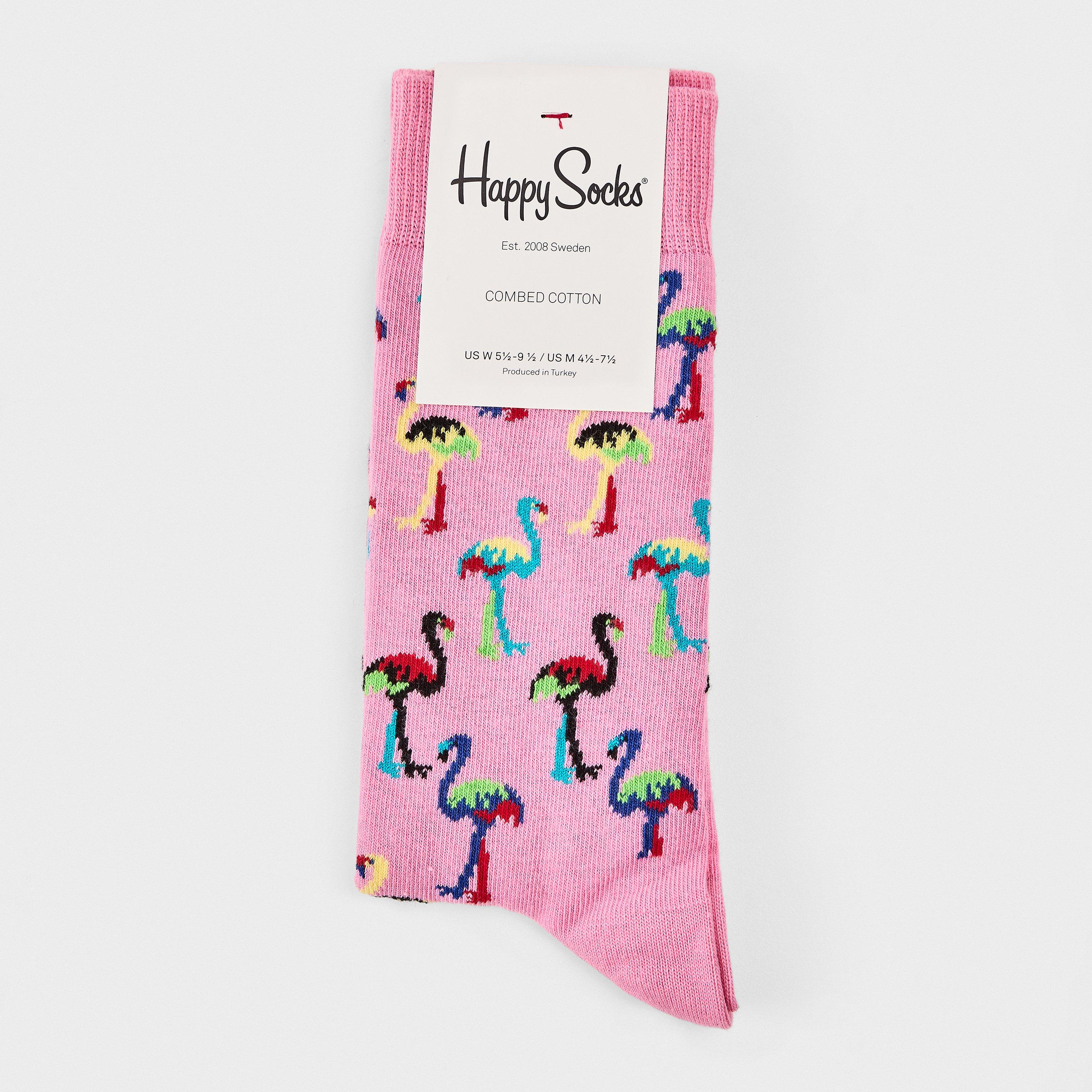 Lyserød - Happy Socks - Flamingo Sk 99 - 2