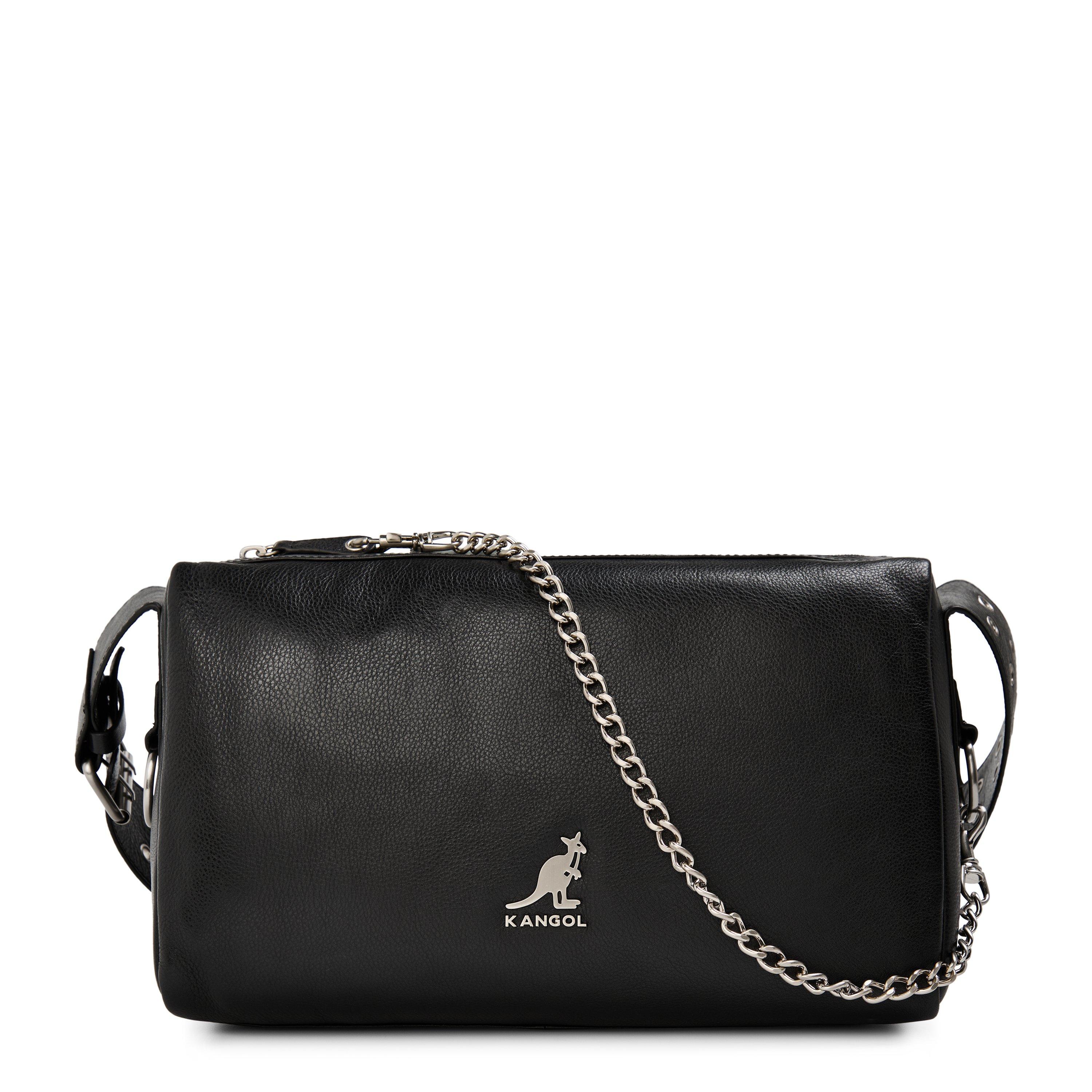 Kangol Cross Body Satchel - Black