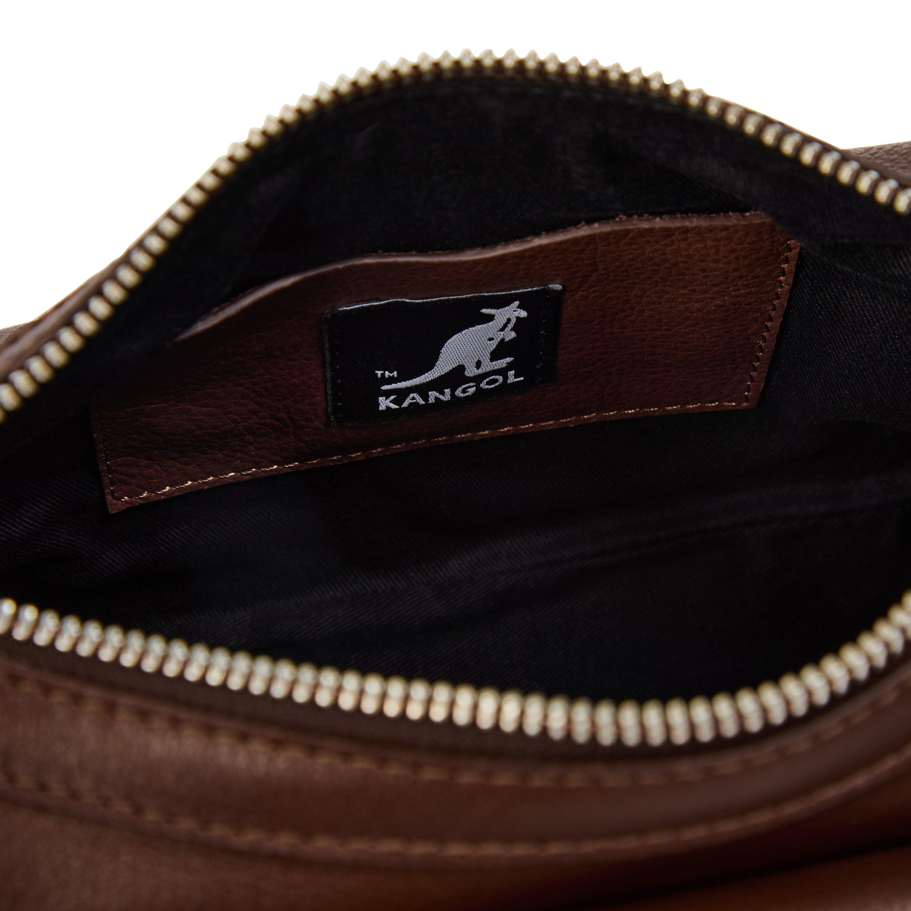 Brown - Kangol - Women's Mini Utility Shoulder Bags - 4