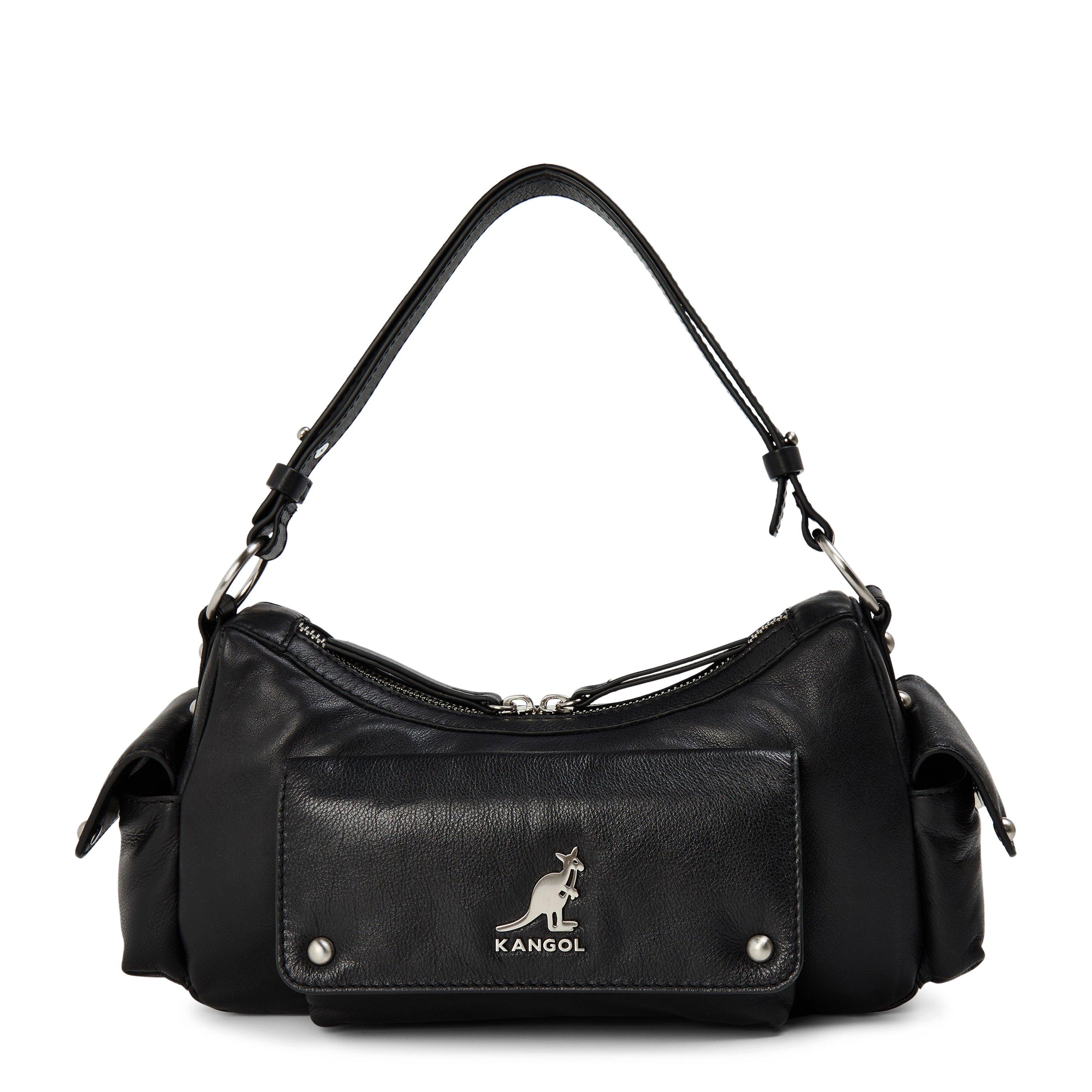 Black - Kangol - Women's Mini Utility Shoulder Bags - 1