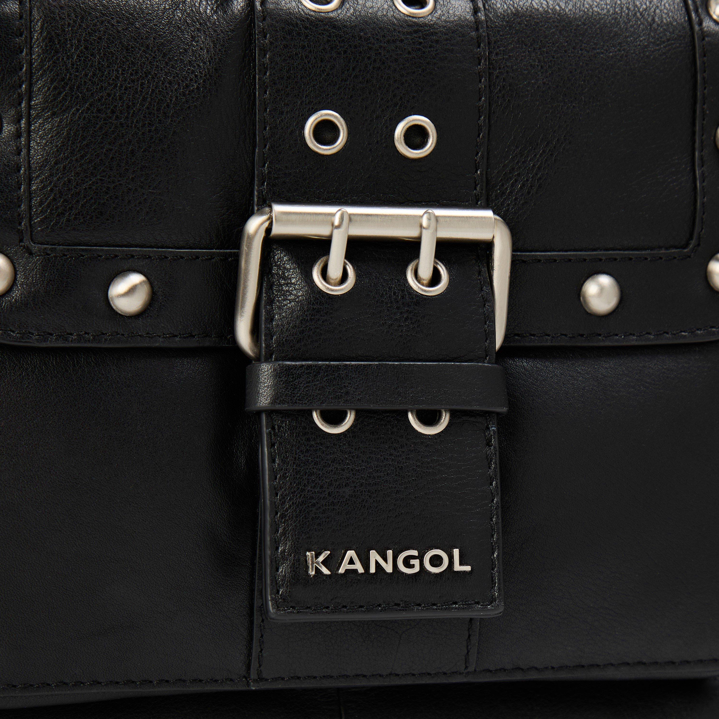 Black - Kangol - Women's Midi Utility Shoulder Bag - 3