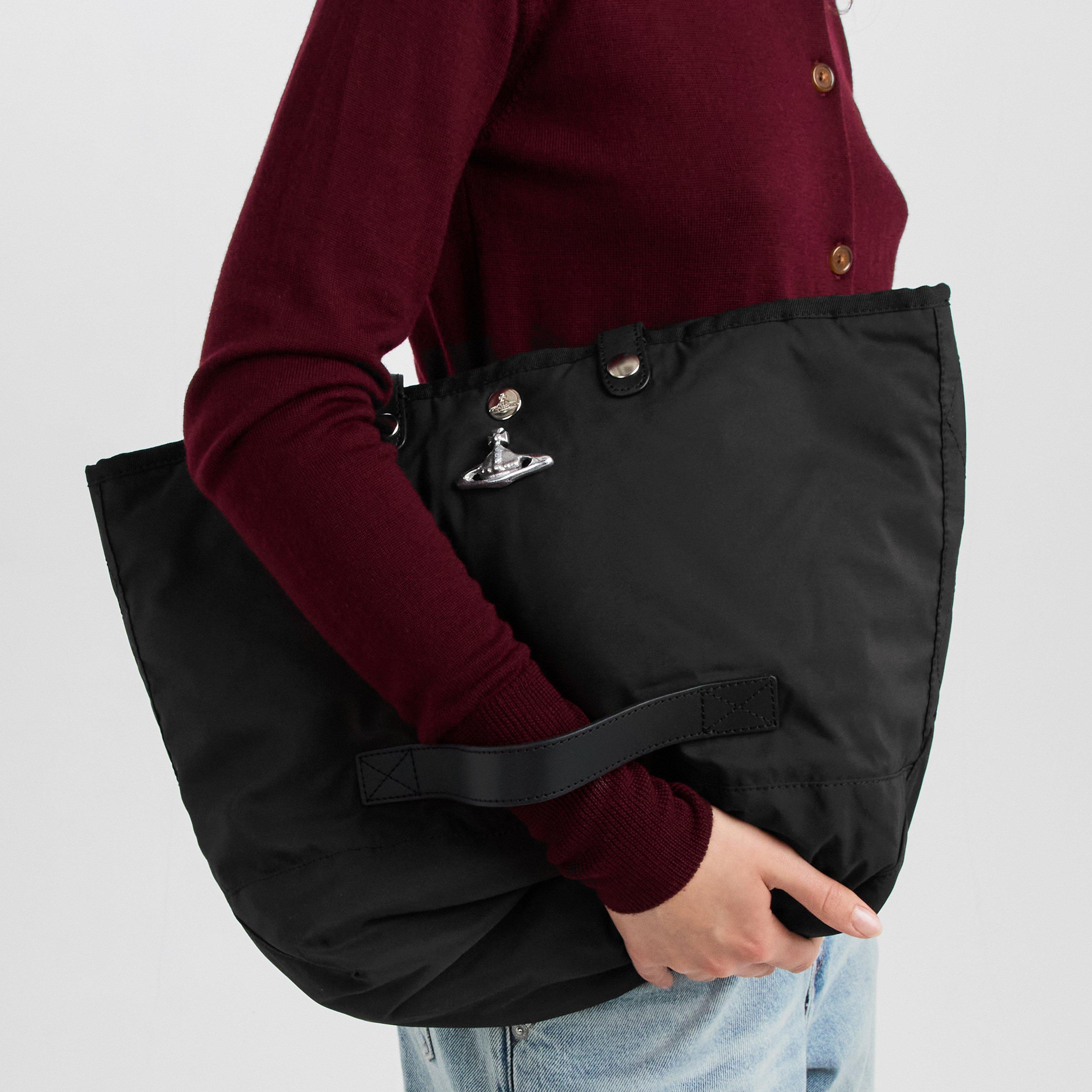 Black/Silver - Vivienne Westwood - Women's Viv Utility Small Shoulder Bag - 3