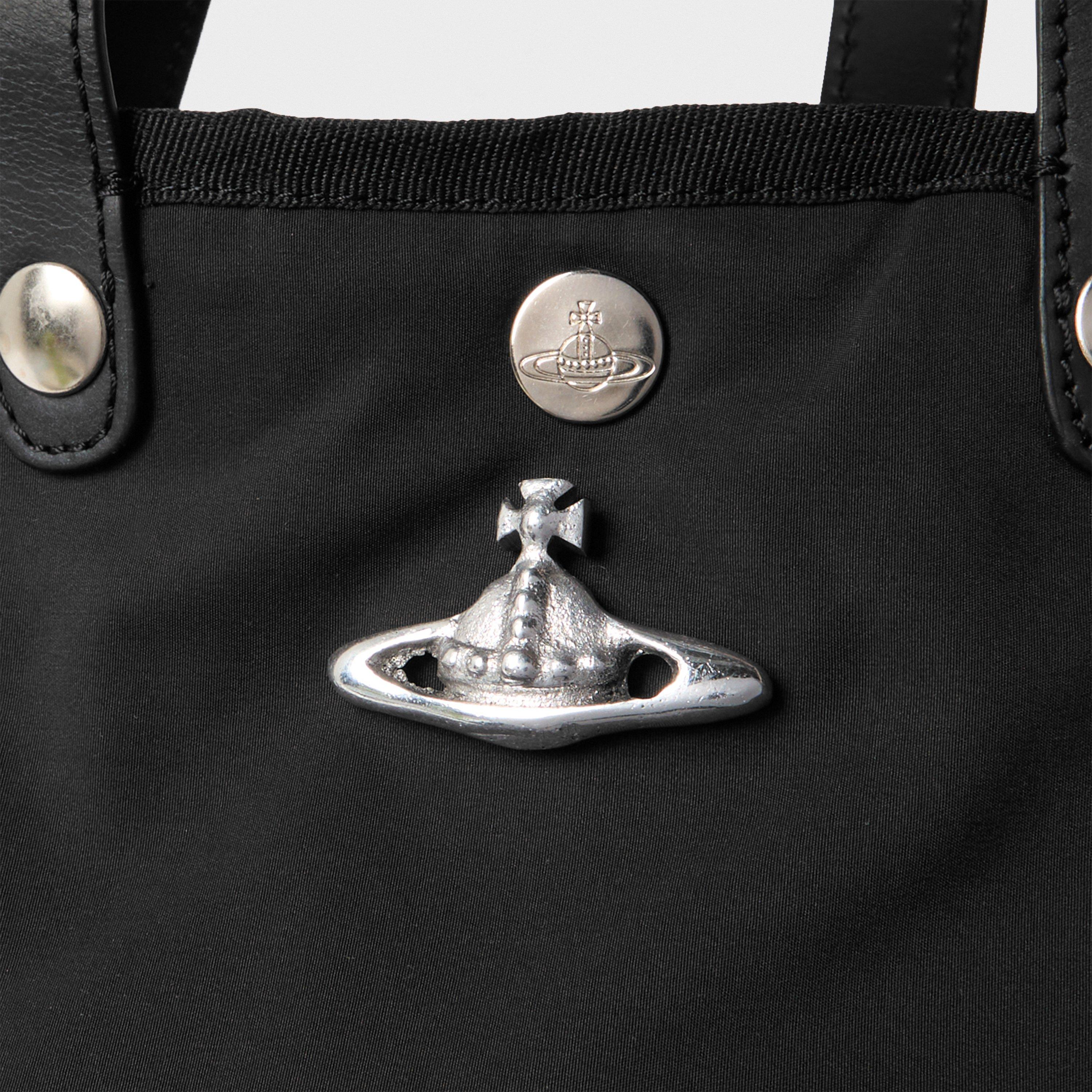 Black/Silver - Vivienne Westwood - Women's Viv Utility Small Shoulder Bag - 4