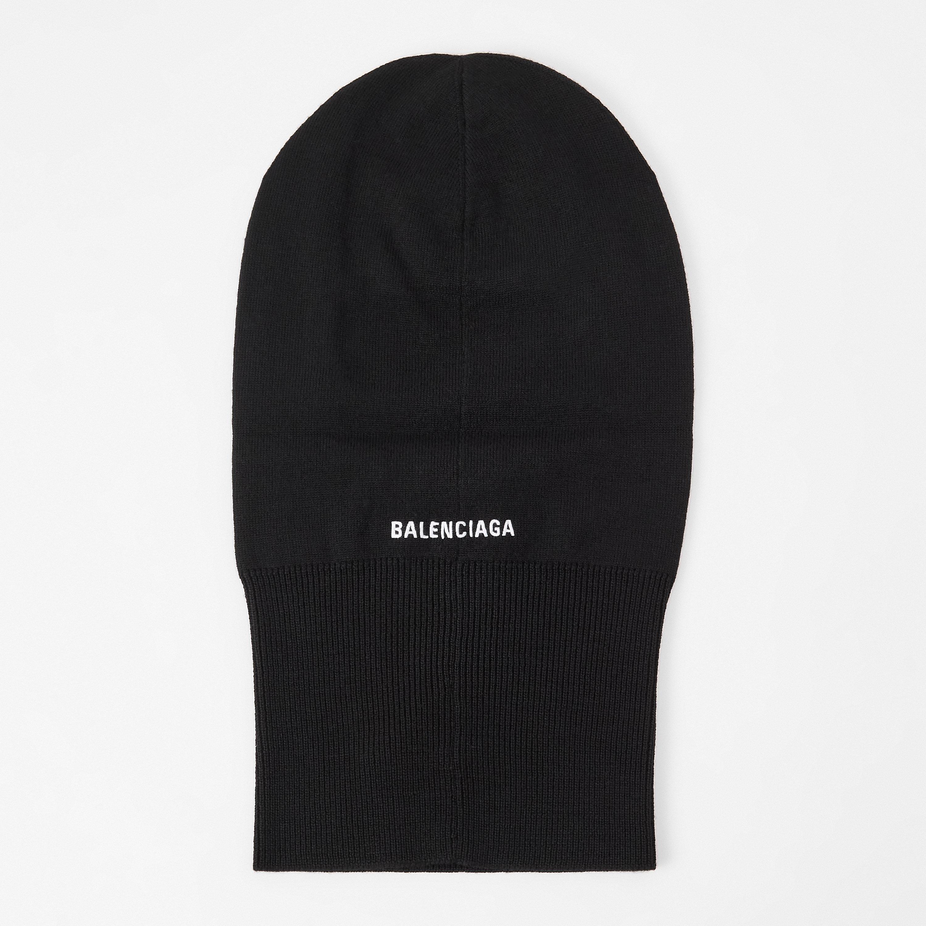 Black/ White - Balenciaga - Men's Balaclava - 2