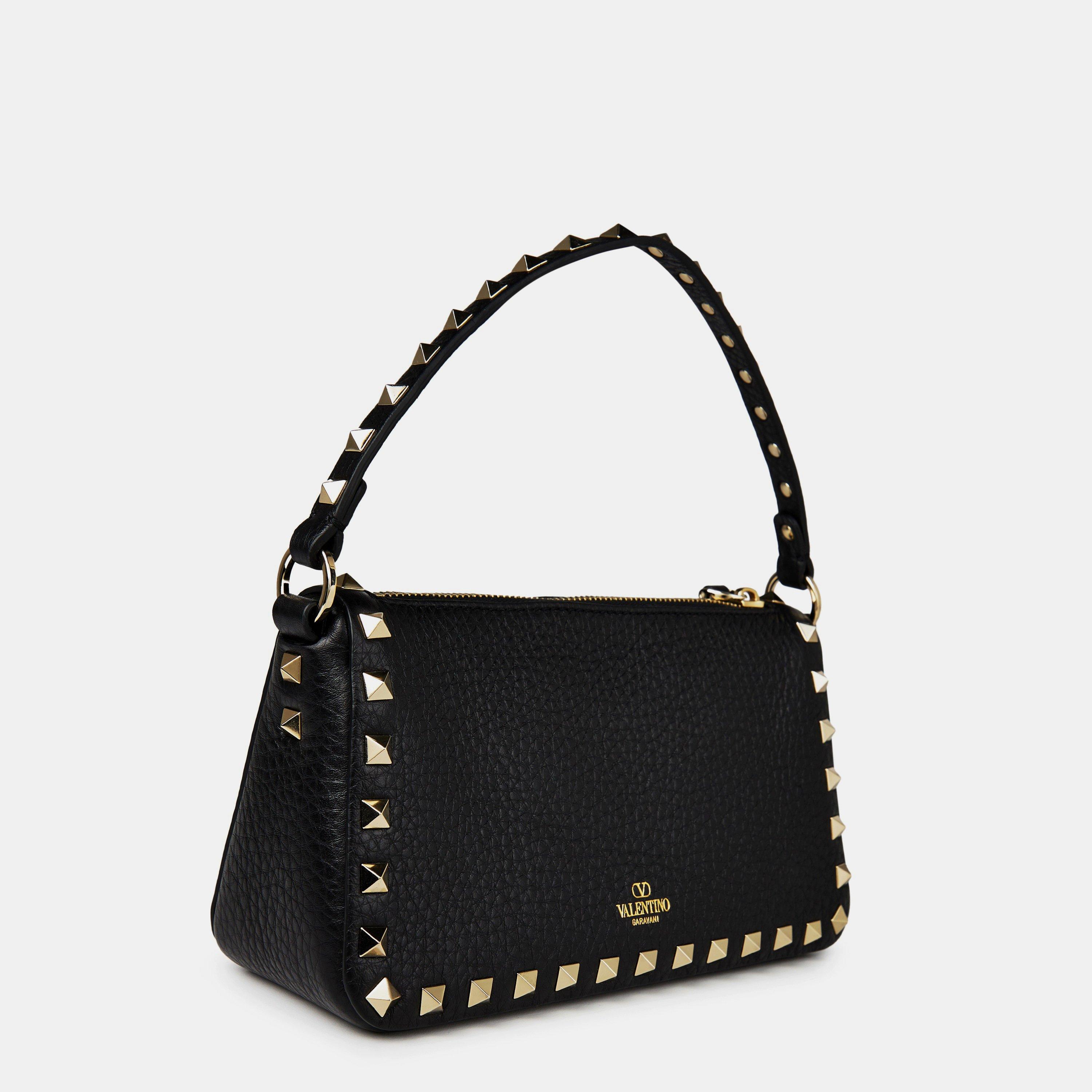 Nero 0NO - Valentino Garavani - Rockstud Shoulder Bag - 2
