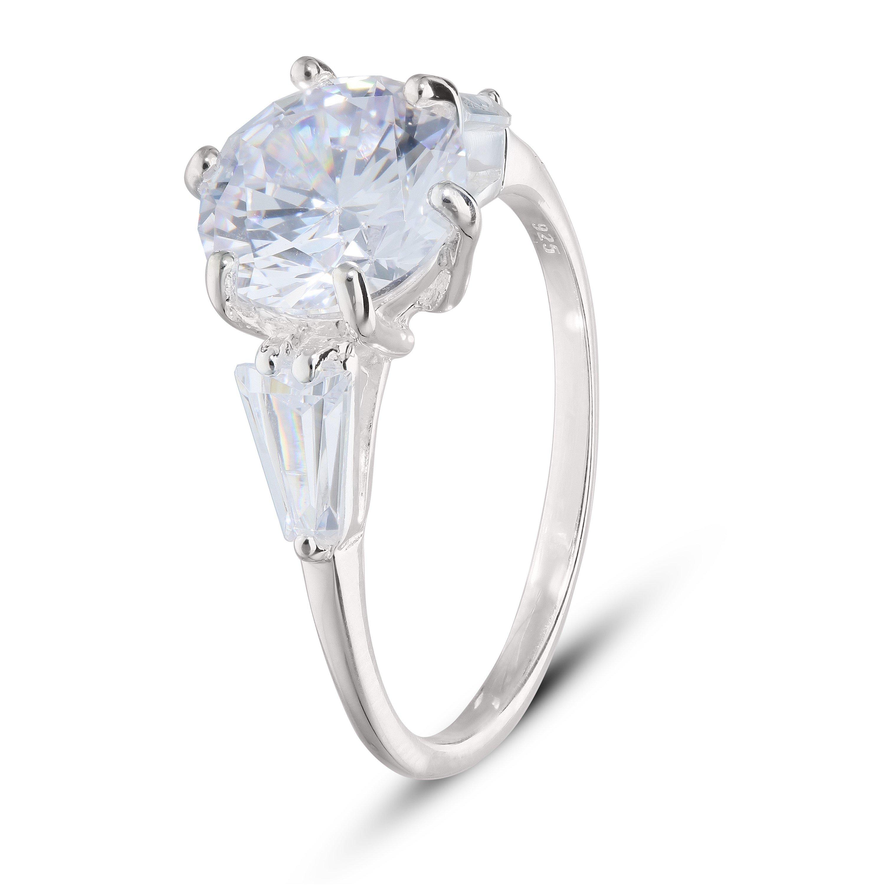 Silver - Be You - Sterling Silver Cubic Zirconia Ring - 2