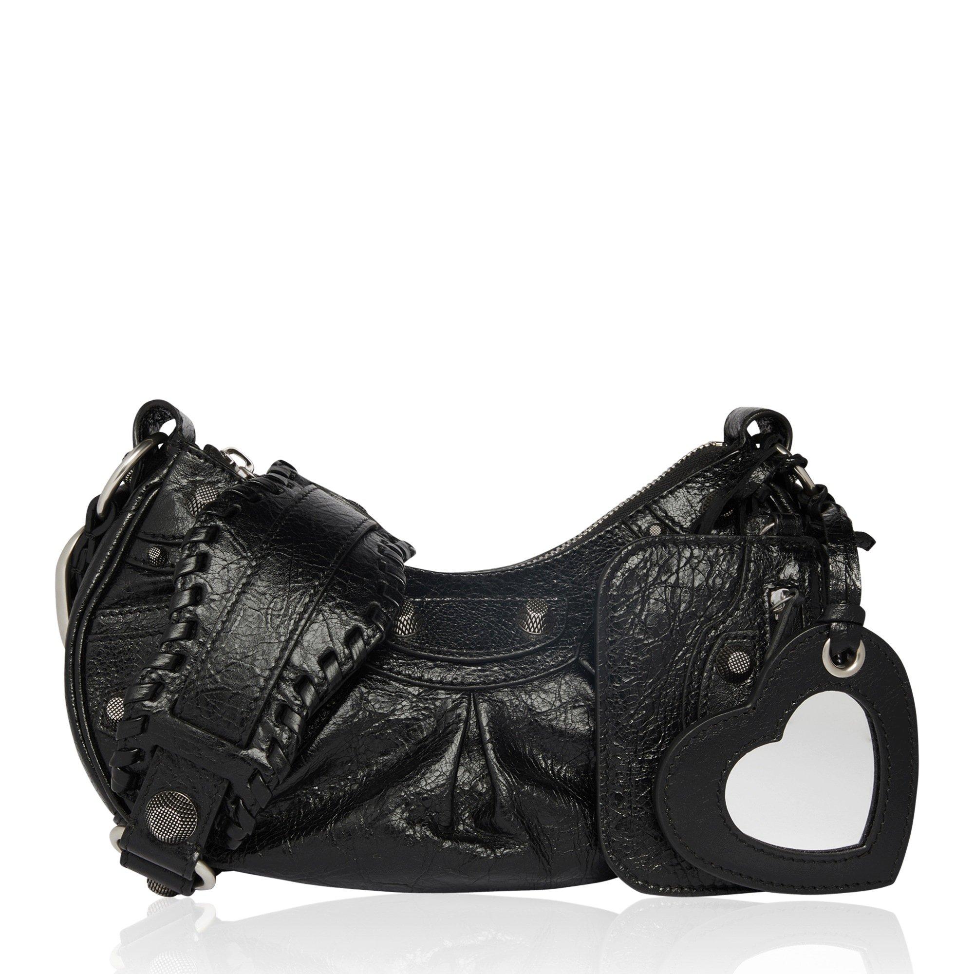 Black 1000 - Balenciaga - Womens Le Cagole Small Shoulder Bag - 1