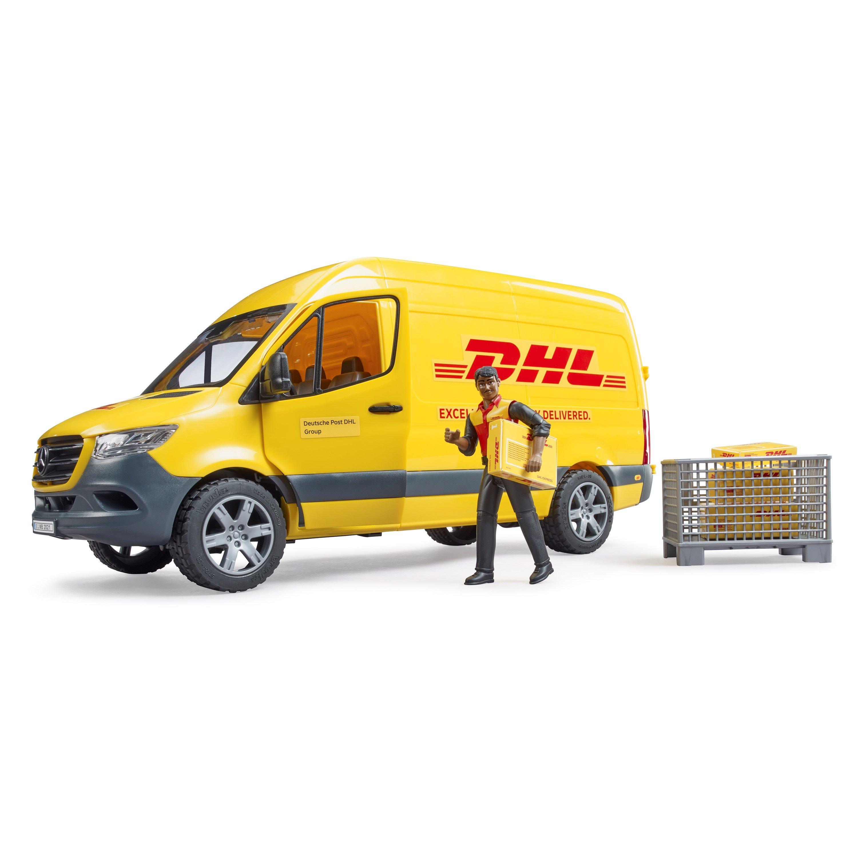 Multi - Bruder - Bruder 1:16 MB Sprinter DHL with Driver ¿ Parcel D - 8