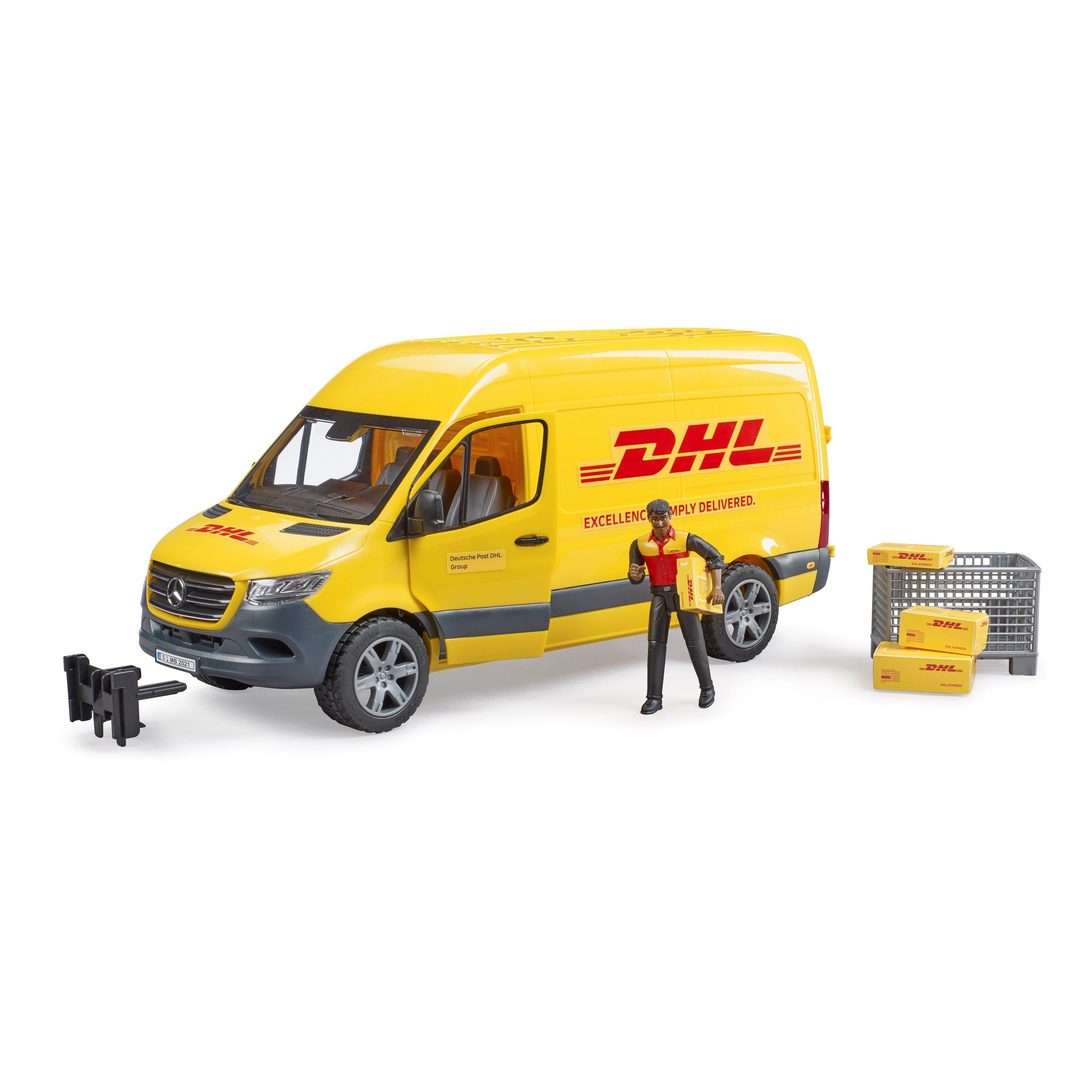 Multi - Bruder - Bruder 1:16 MB Sprinter DHL with Driver ¿ Parcel D - 9