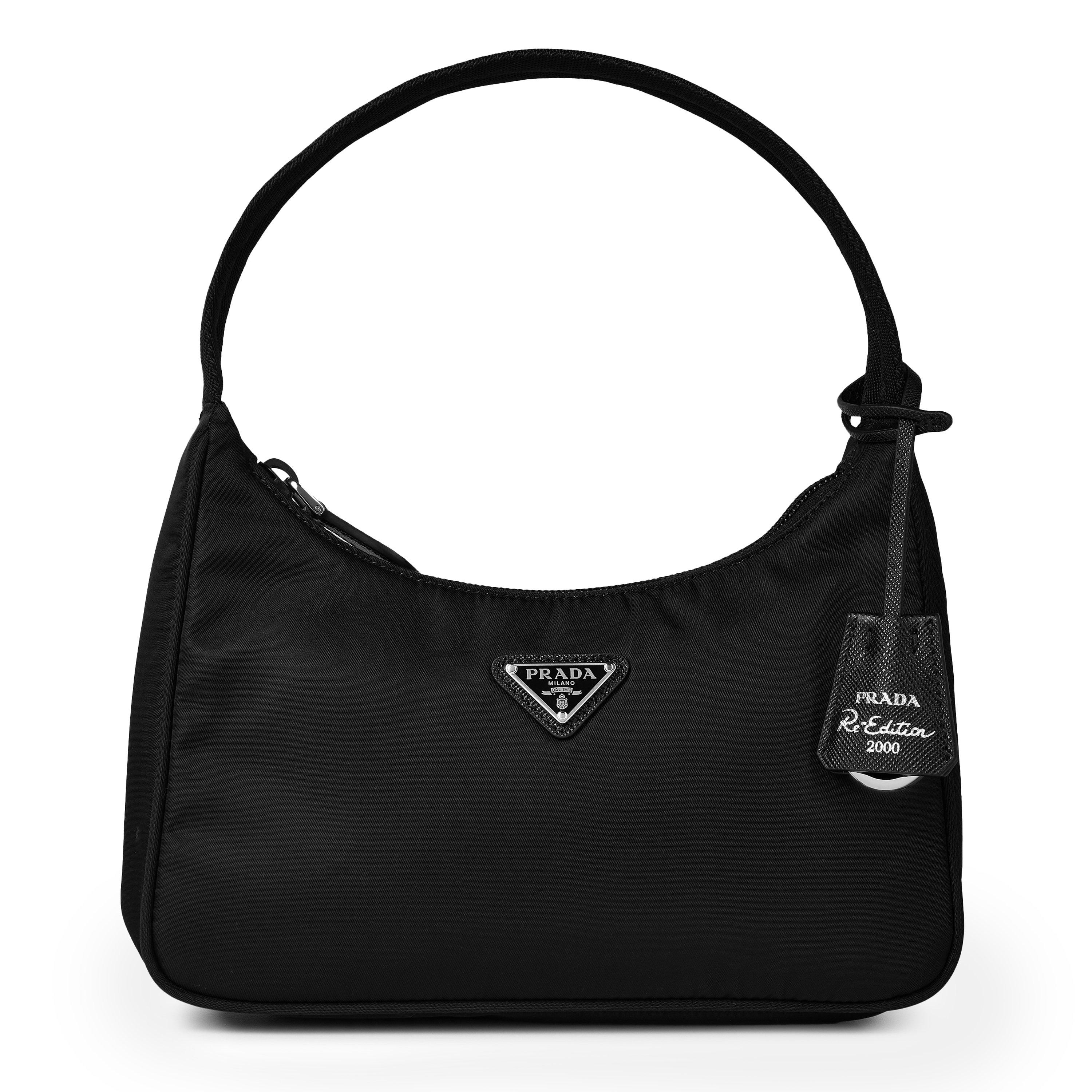 Black - Prada - Women'S Logo Re-Edition 2005 Mini Bag - 1