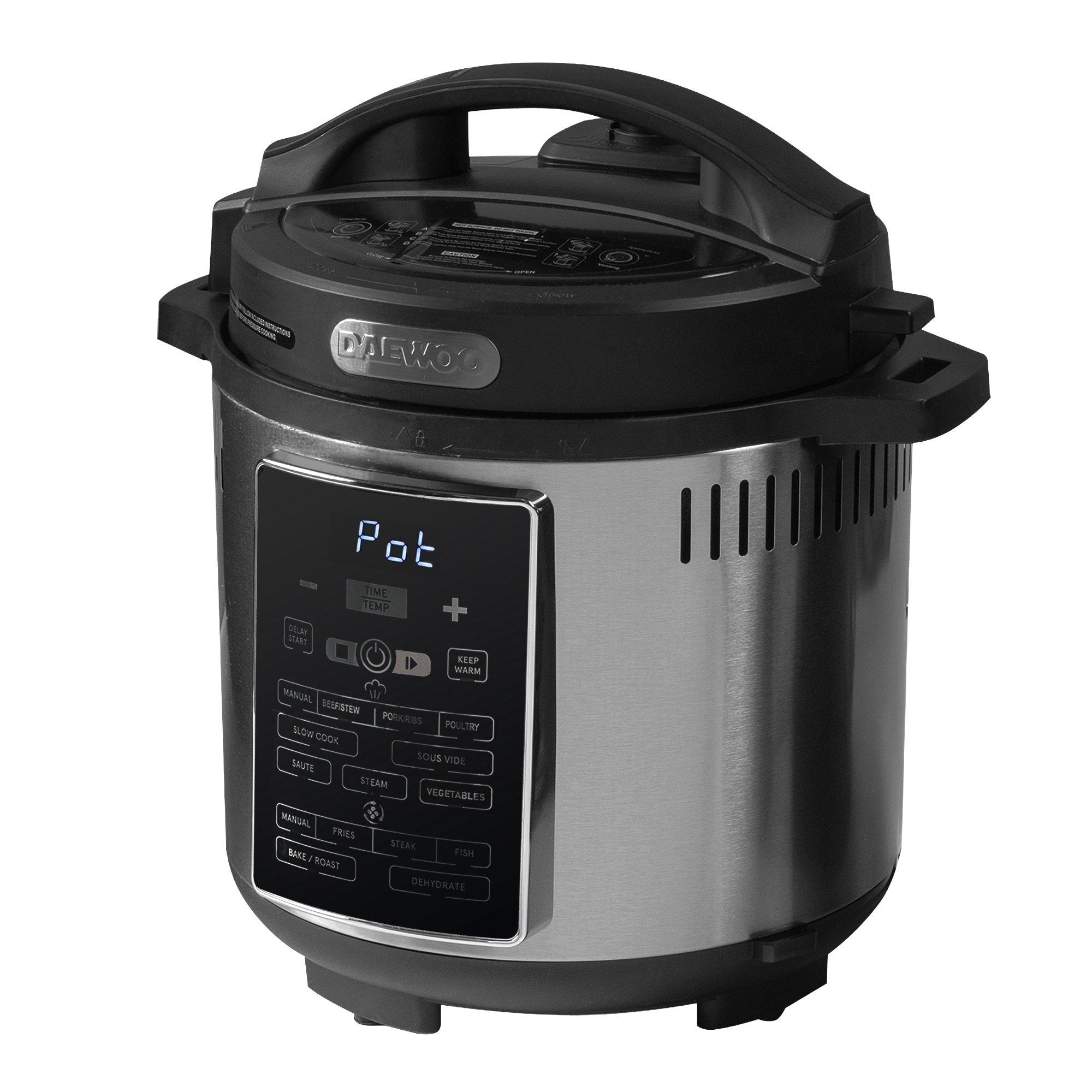 Black - Daewoo Electricals - 6L Multi use pressure Cooker - 1