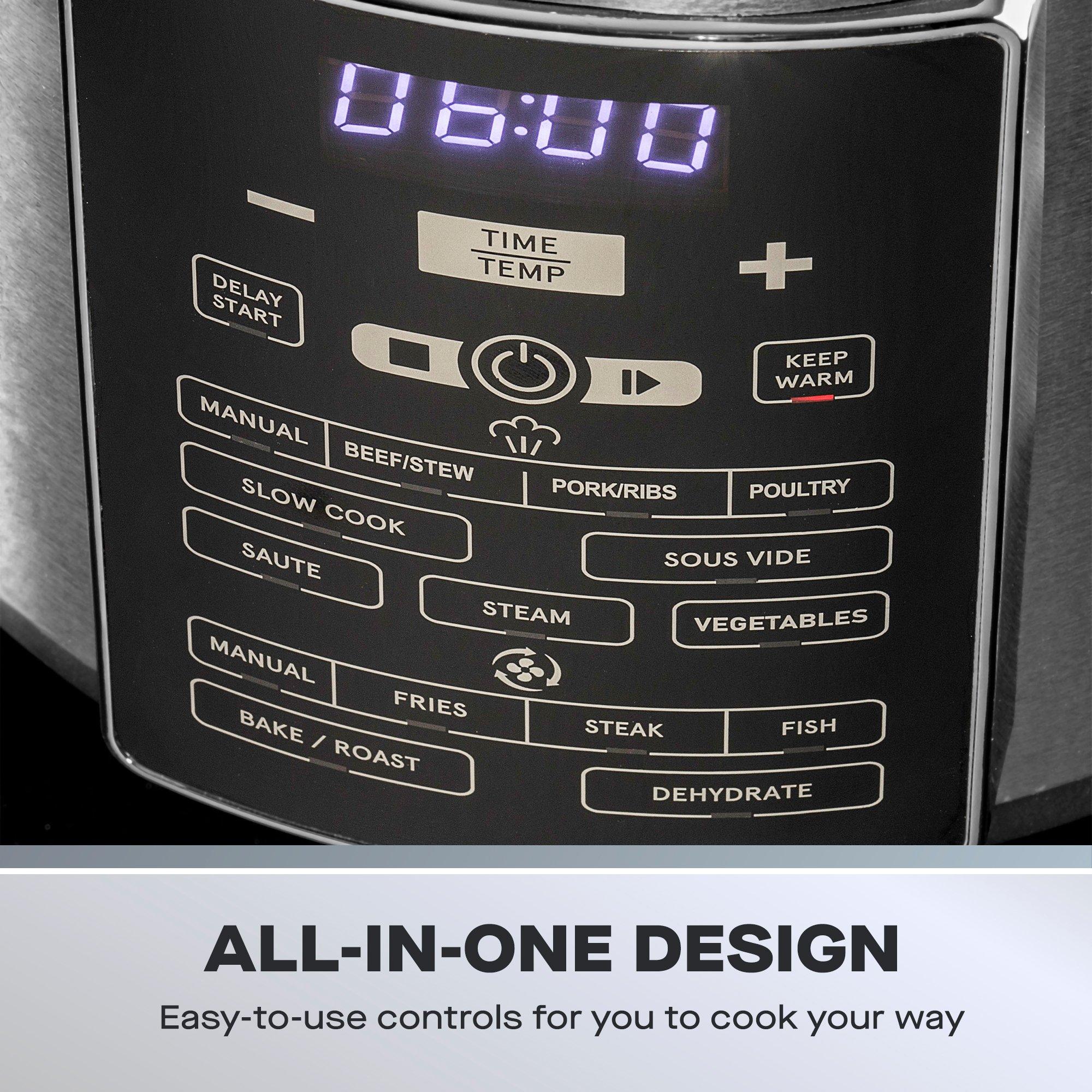 Black - Daewoo Electricals - 6L Multi use pressure Cooker - 3