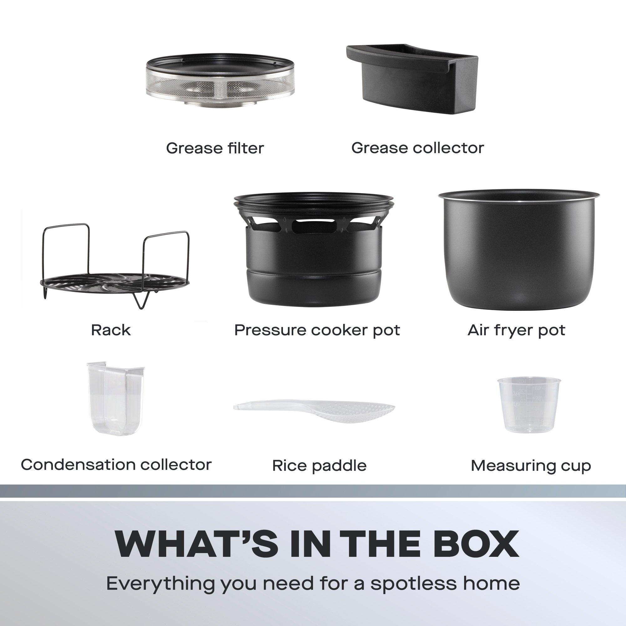 Black - Daewoo Electricals - 6L Multi use pressure Cooker - 4