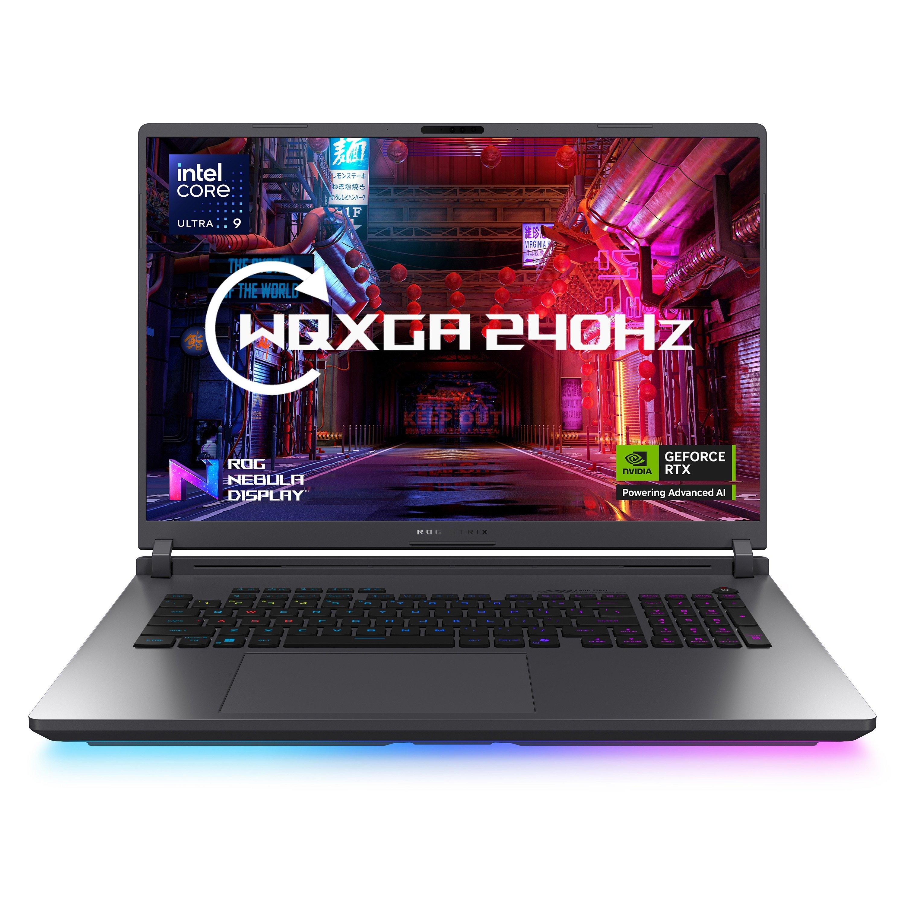 Grises - ASUS - ASUS ROG Strix G18 G815LW 18Inch Gaming Laptop - Intel Core Ultra 9 275HX 32GB 2TB RTX 5080 - 1