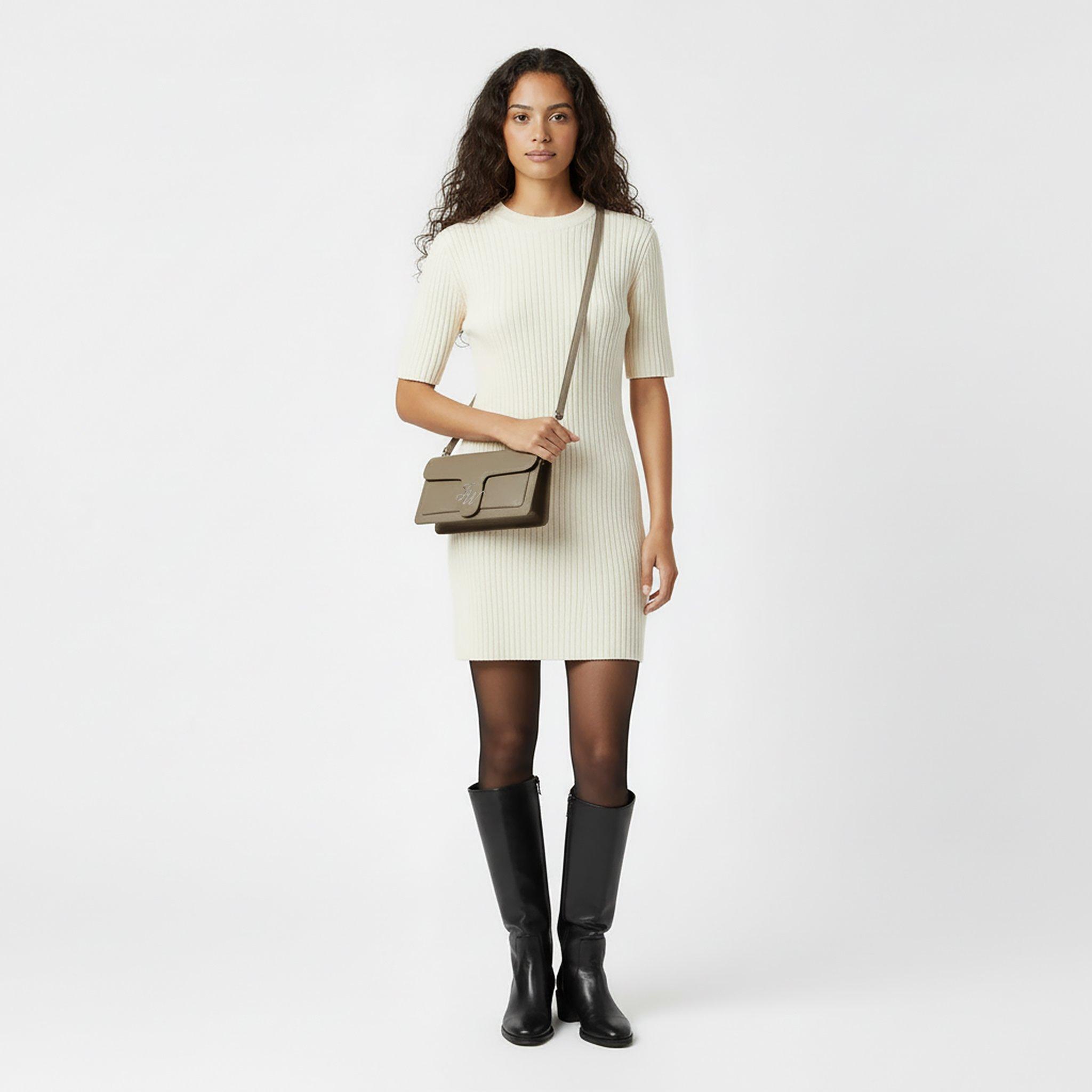 Dark Stone - Jack Wills - Buckle Baguette HandbagsCrossbody Bags - 3