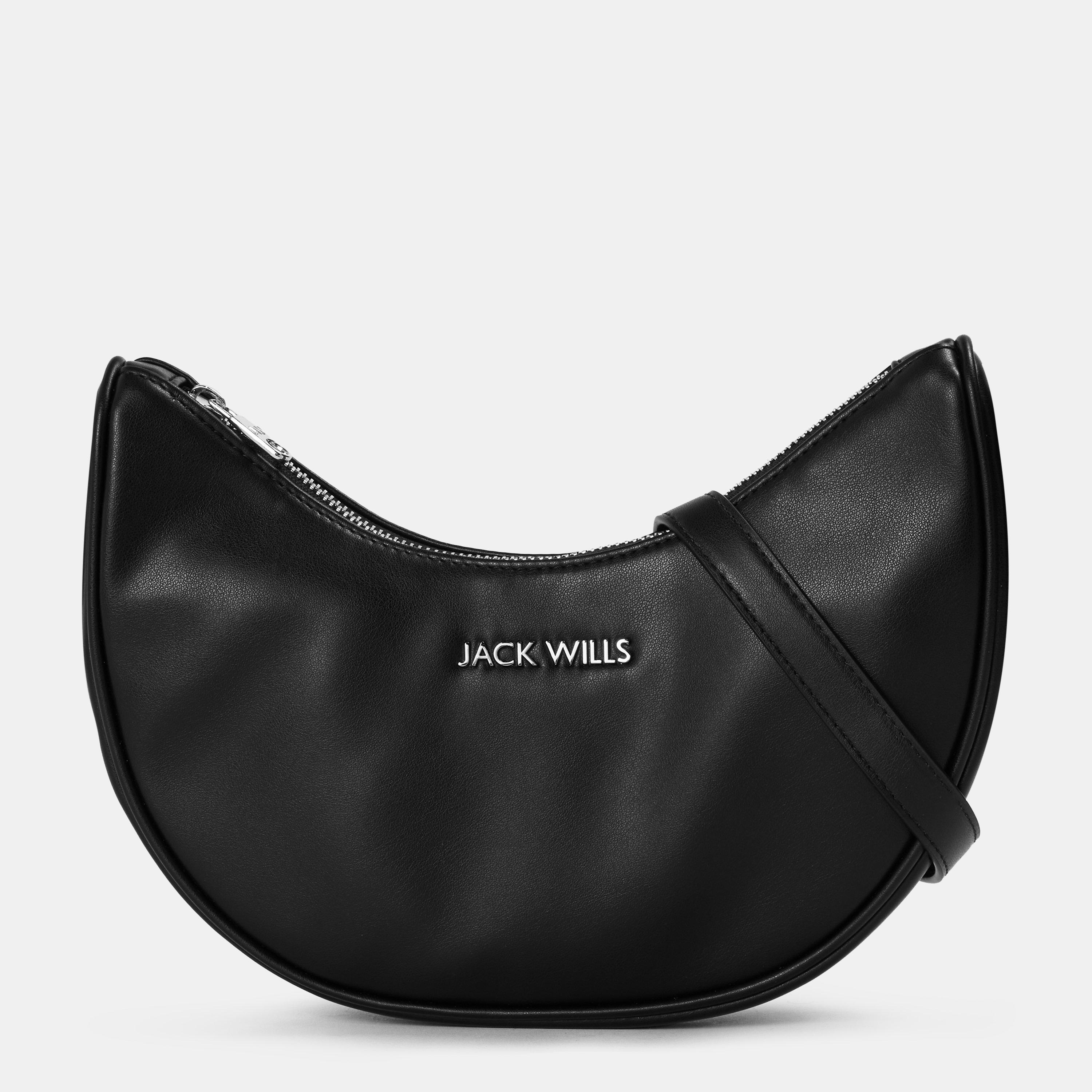 Jack Wills Women's Structured Shoulder Bag - Black