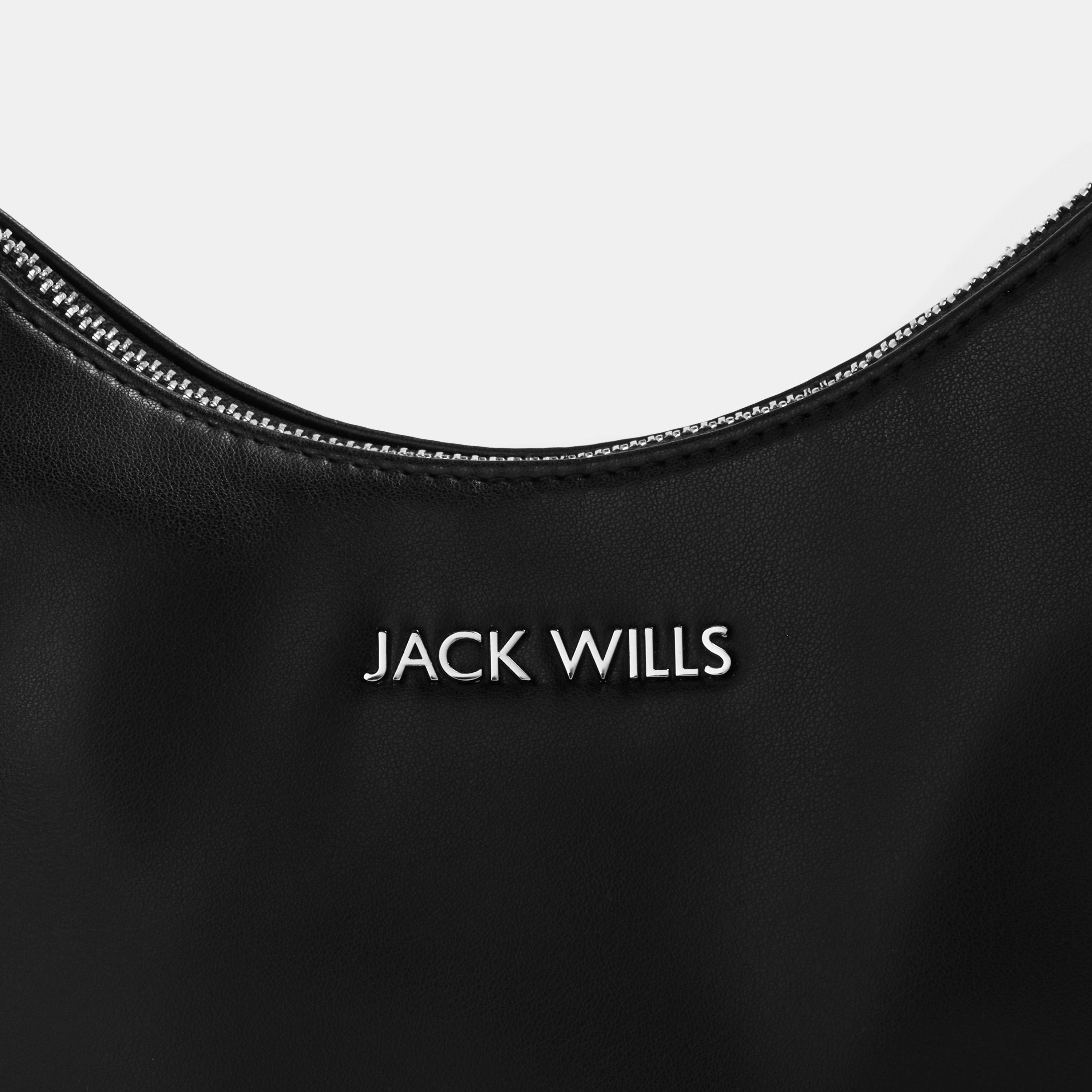 Black - Jack Wills - Structured Shoulder ladies bag - 3