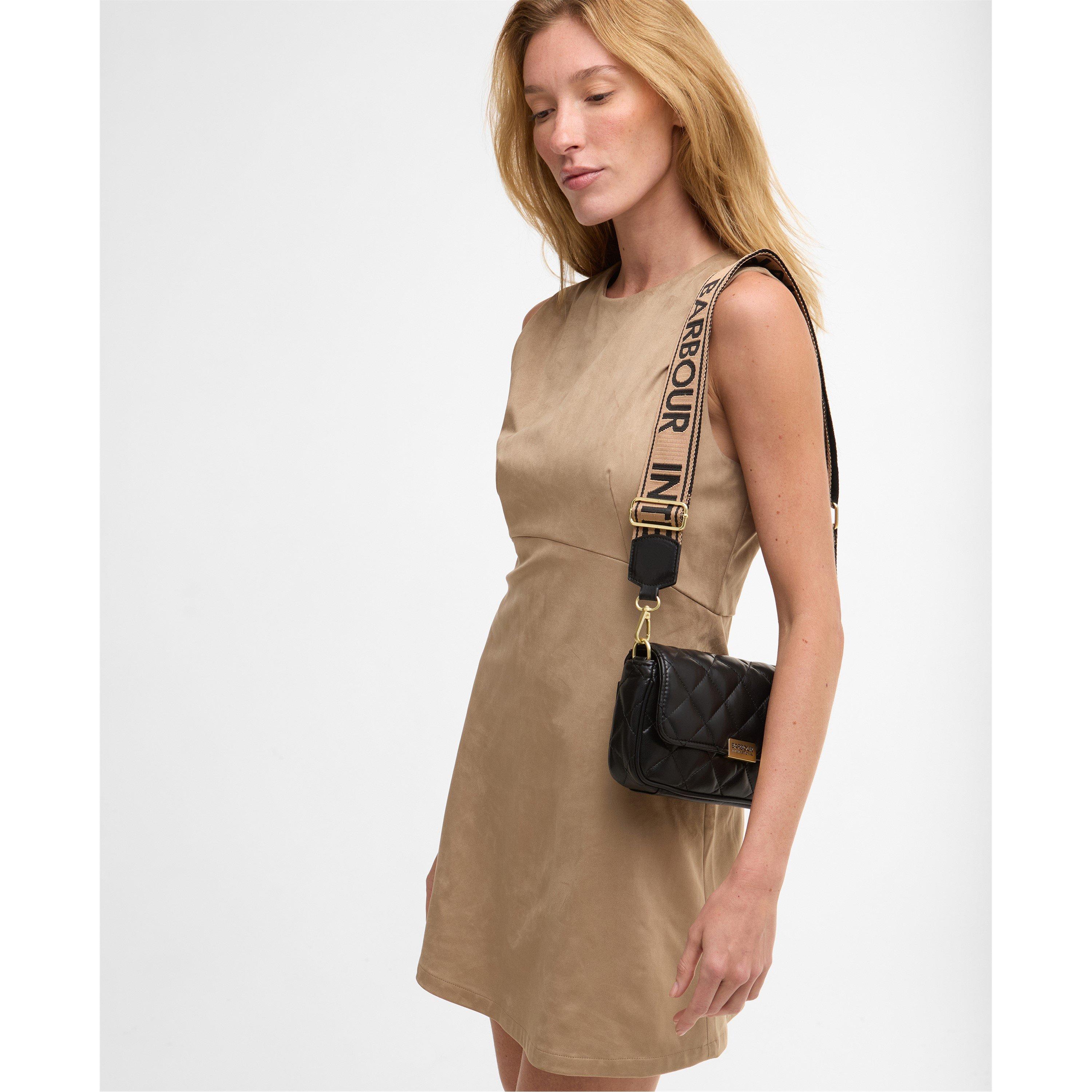 Black - Barbour International - Womens Soft Quilt Mini Soho Crossbody Bag - 5